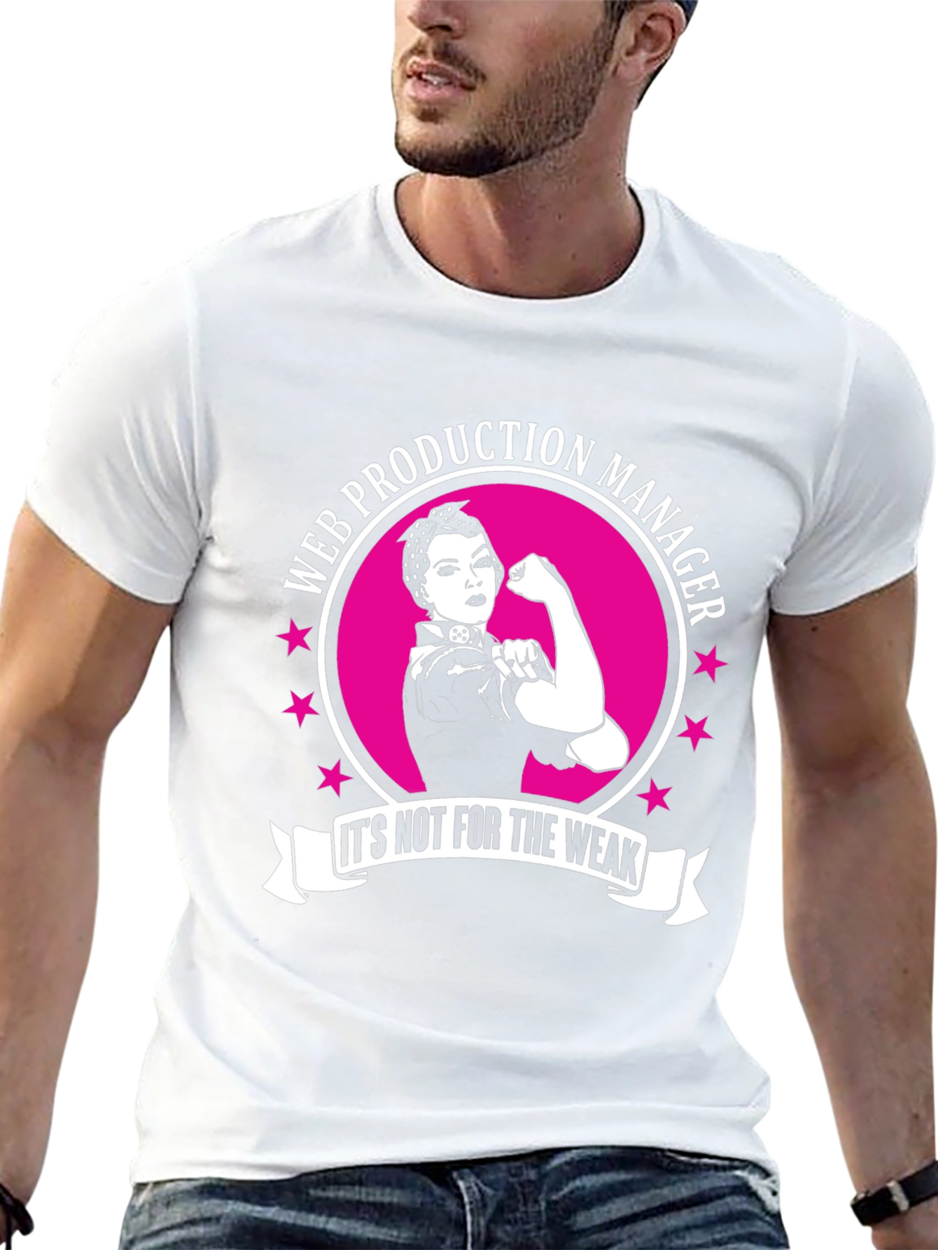 Web Production Manager T-Shirt - Strong Women