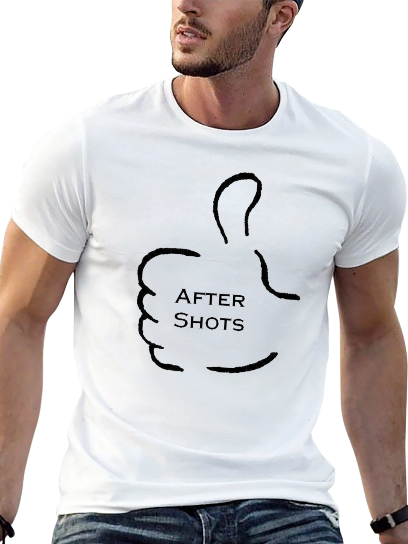 After Shots Graphic T-Shirt - Black