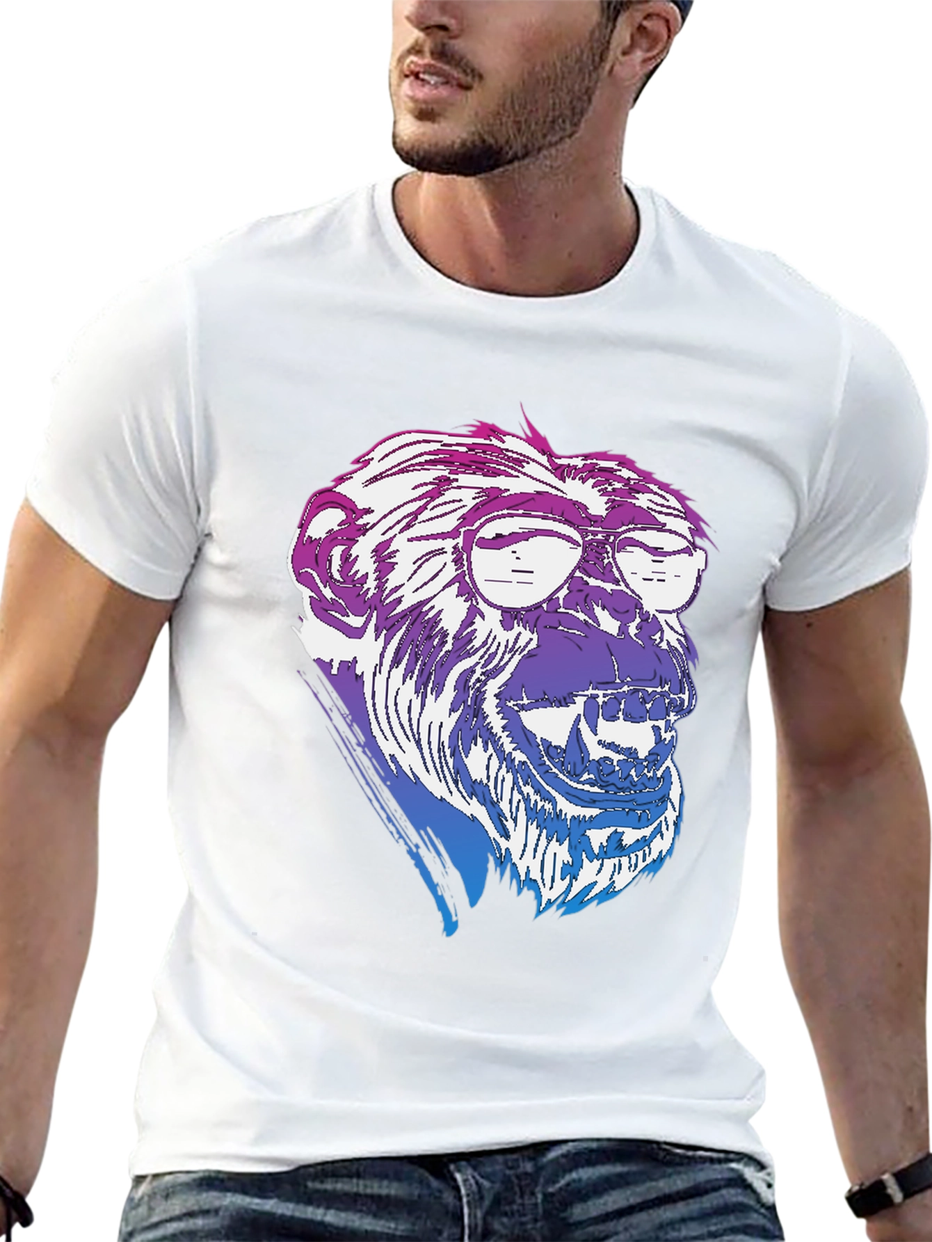 Cool Ape Graphic T-Shirt - Unique Design