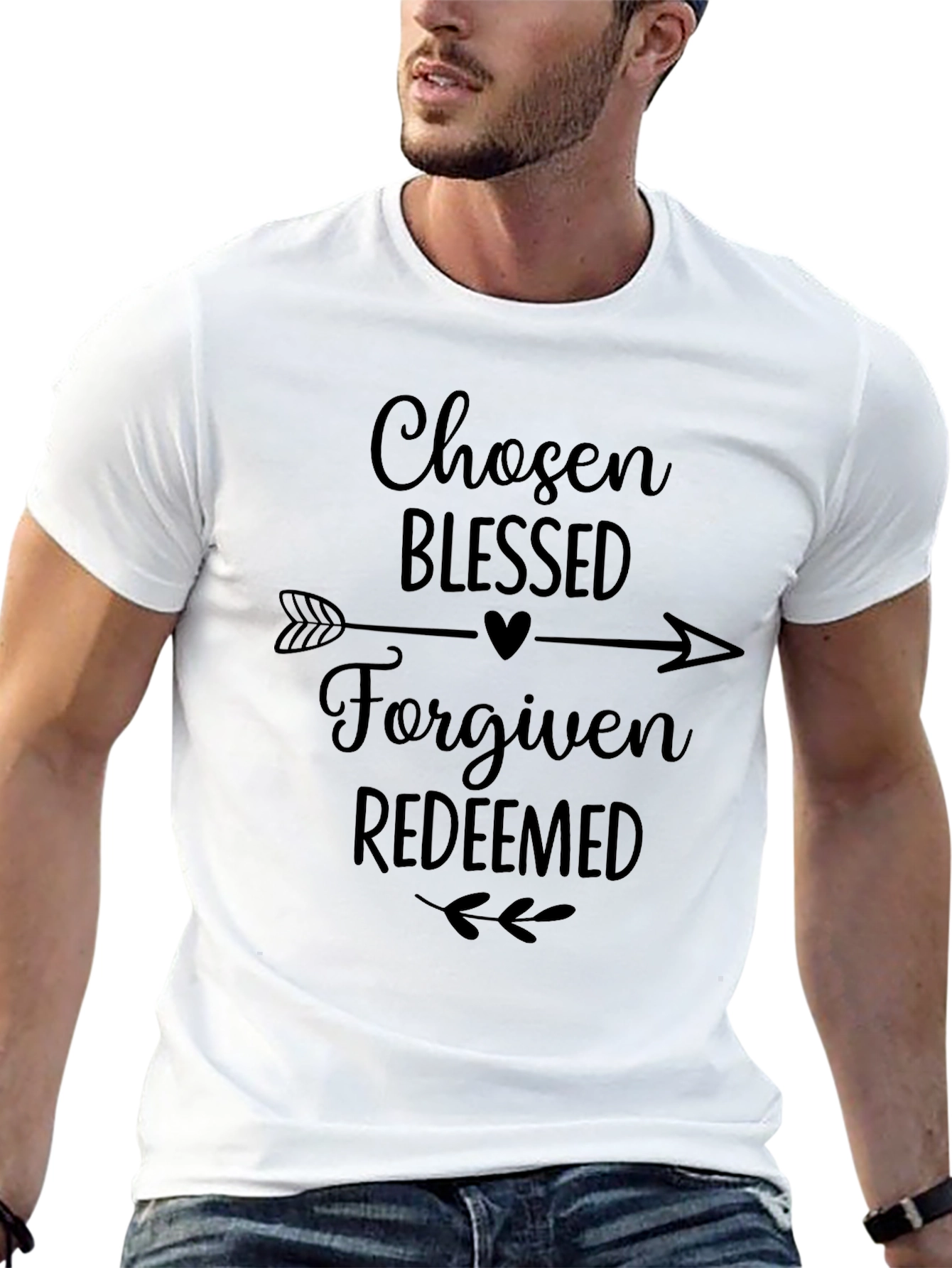 Chosen Blessed Forgiven Tee