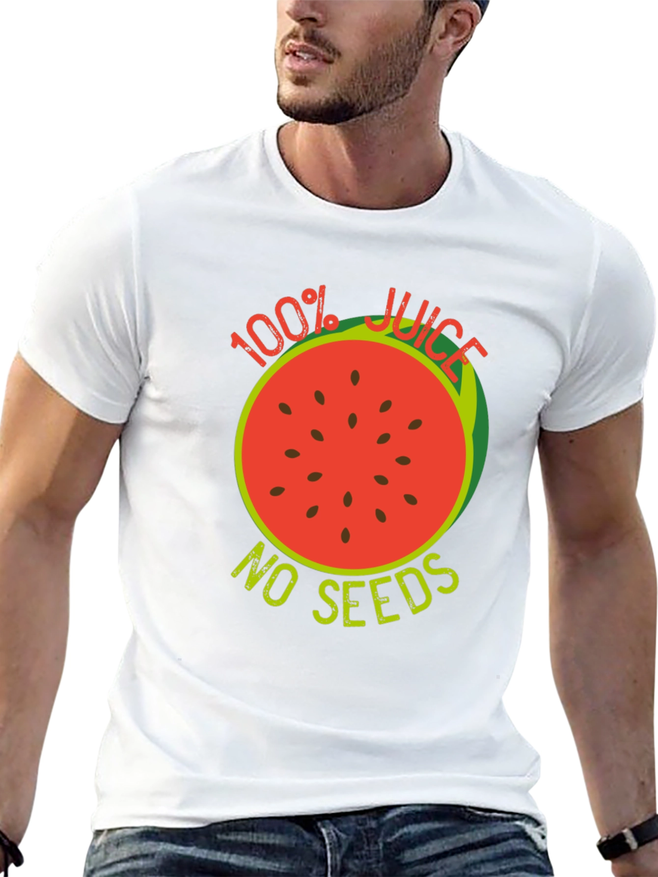 100% Juice No Seeds Black T-Shirt