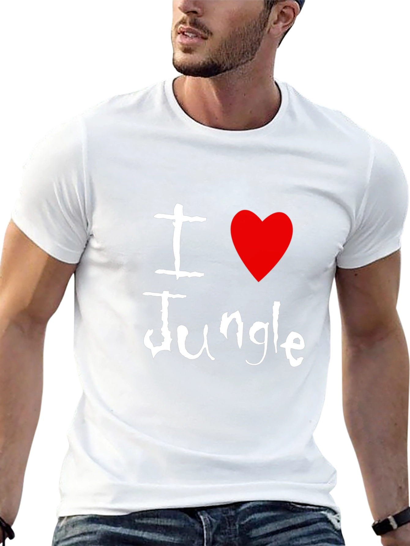 I Heart Jungle Black T-Shirt