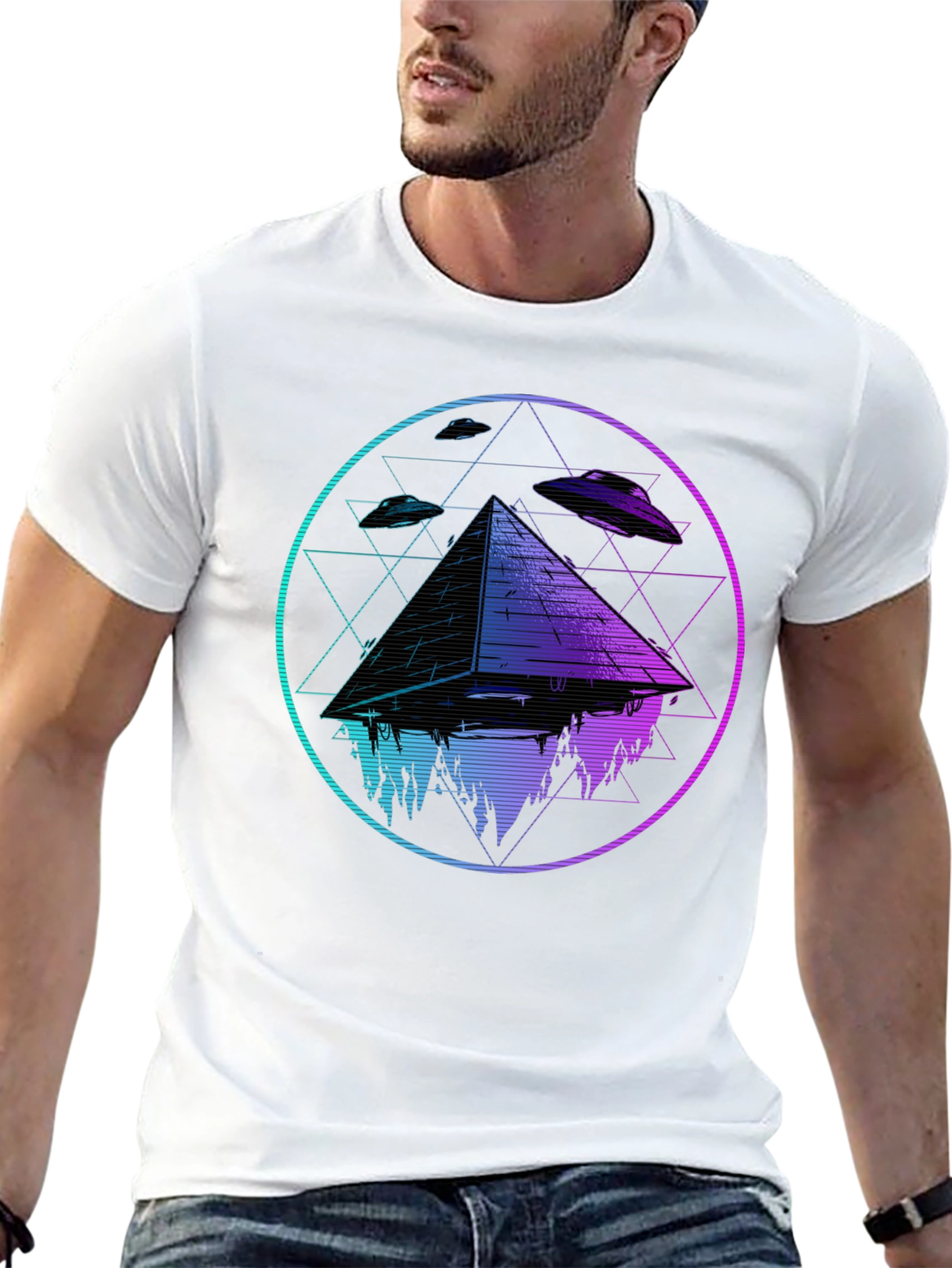 Mystic Pyramid UFO T-Shirt