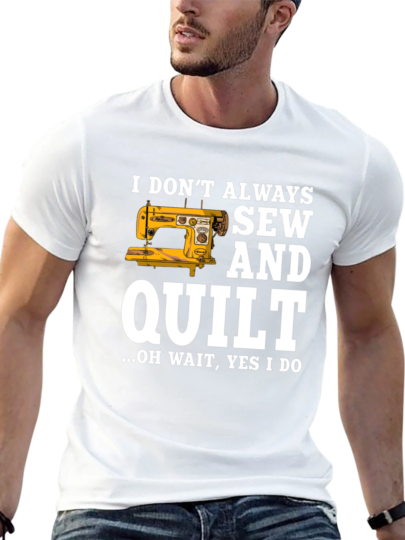 Sew & Quilt T-Shirt - Funny Quilting Gift Tee