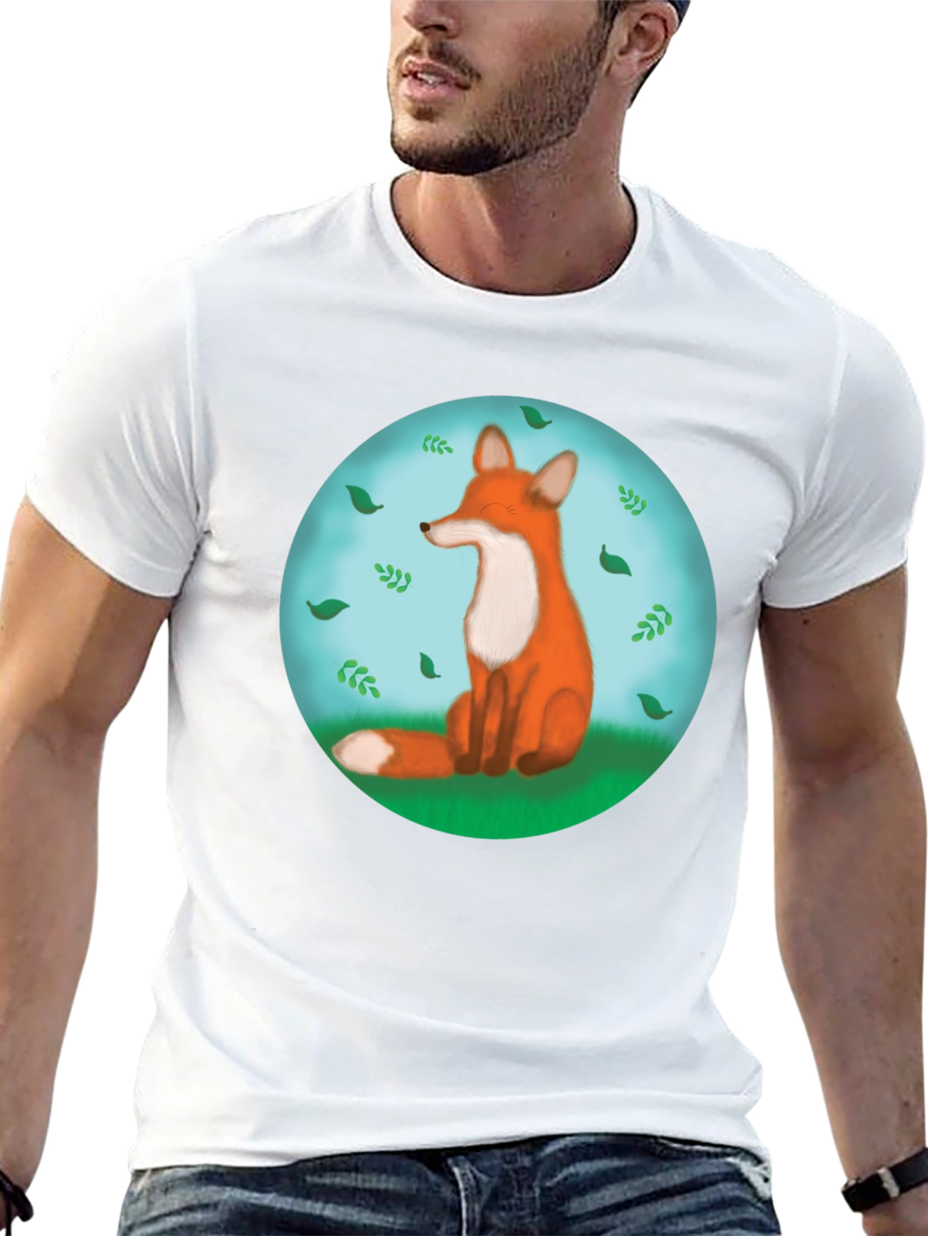 Fox Graphic T-Shirt - Soft Cotton Tee