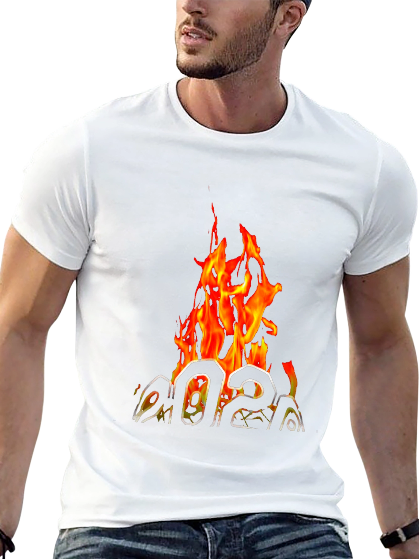 Fiery 2021 Graphic Tee - Black Cotton T-Shirt