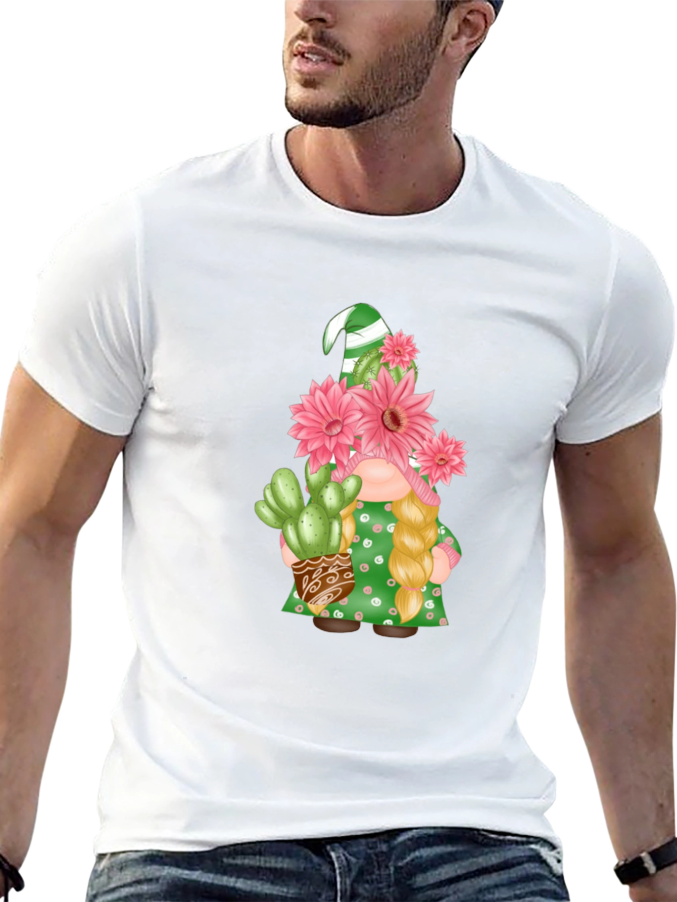 Cactus Gnome Graphic Tee