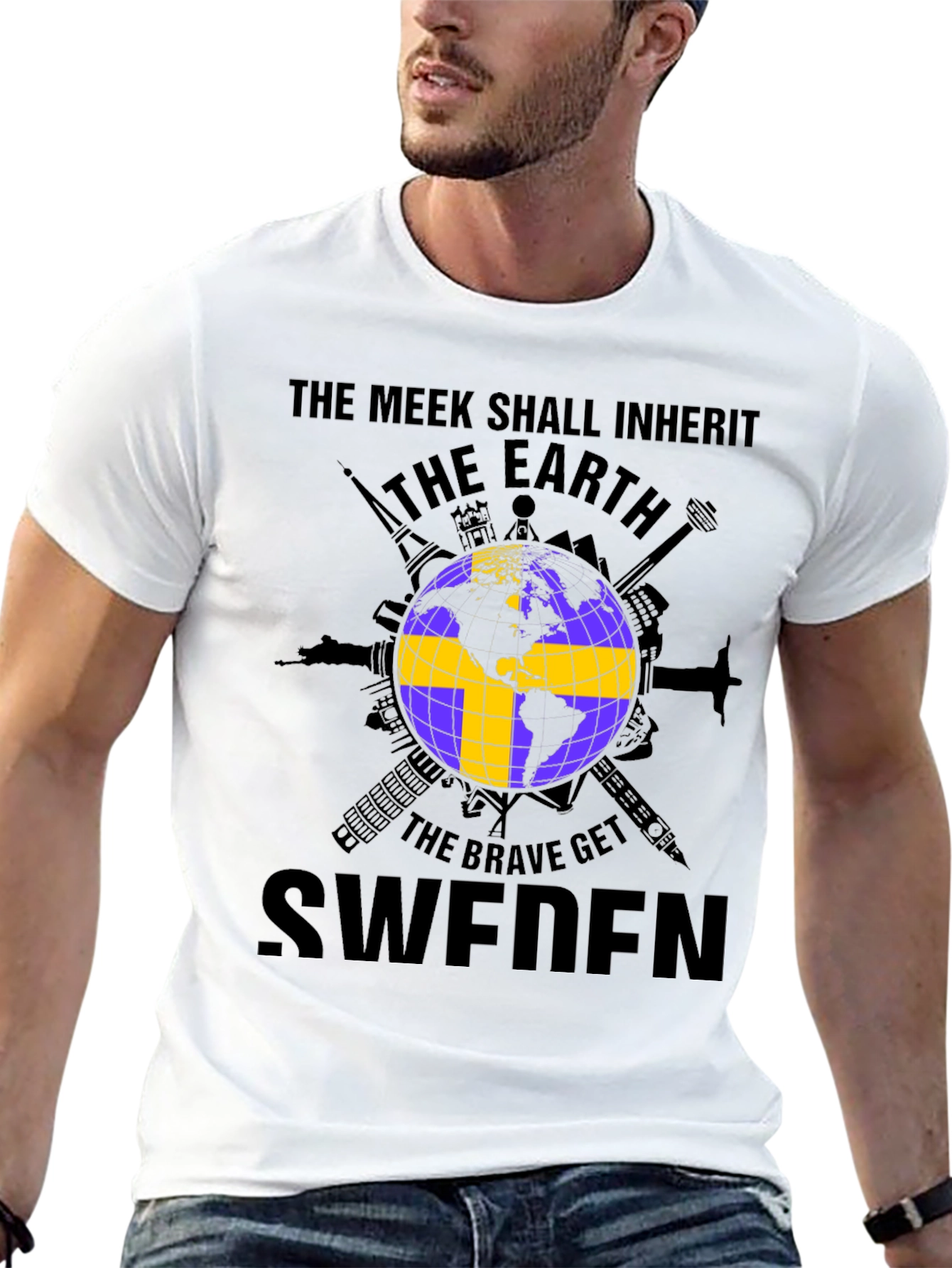 The Meek Shall Inherit Sweden T-Shirt