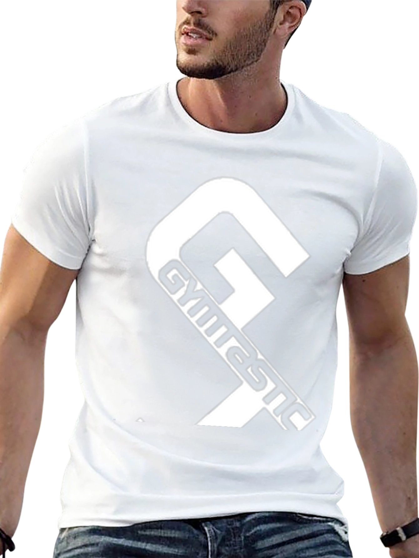 Gymnastic Graphic Tee - Black Cotton T-Shirt