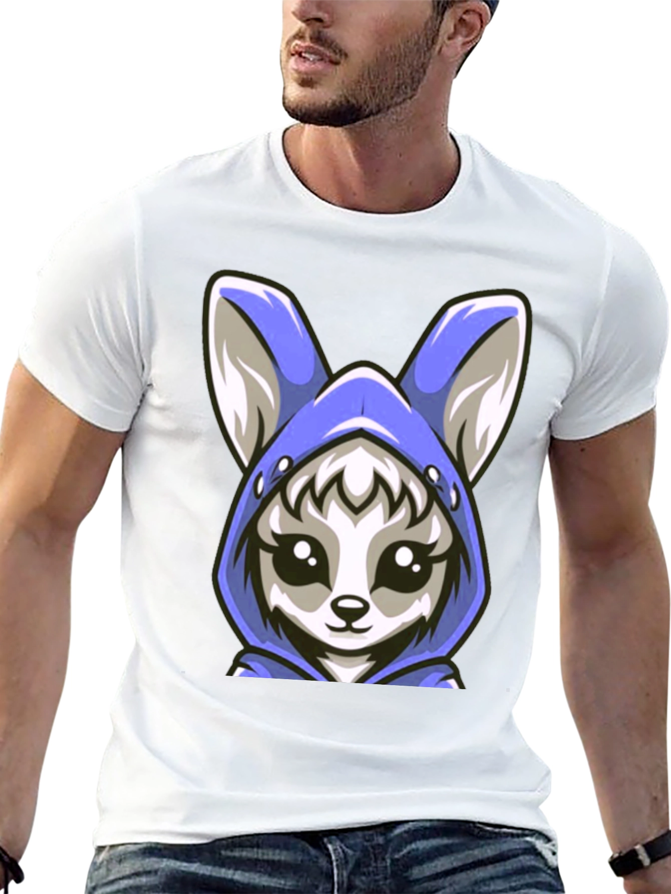 Cute Kawaii Fox Hoodie T-Shirt