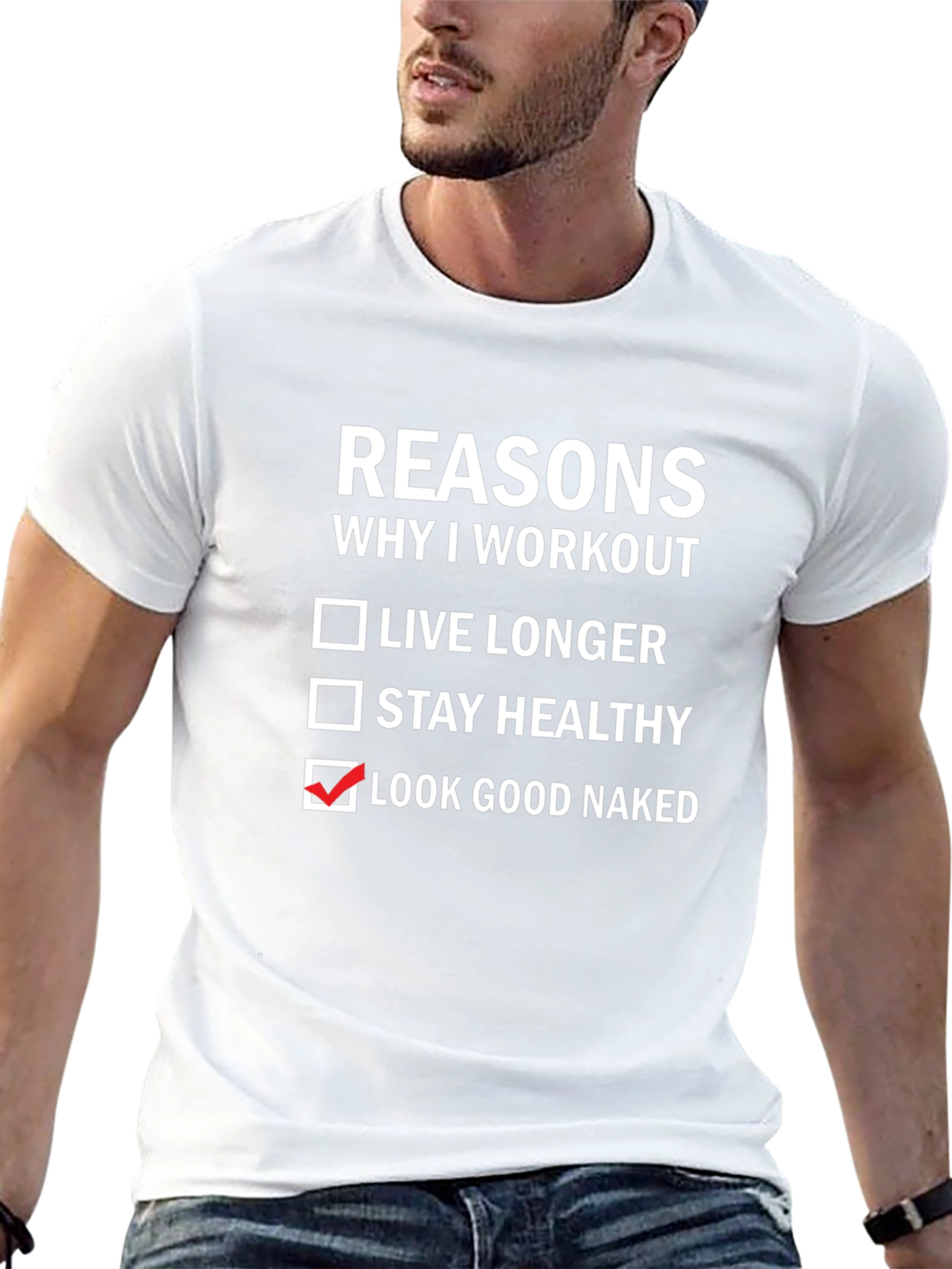 Workout Motivation T-Shirt: Look Good Naked