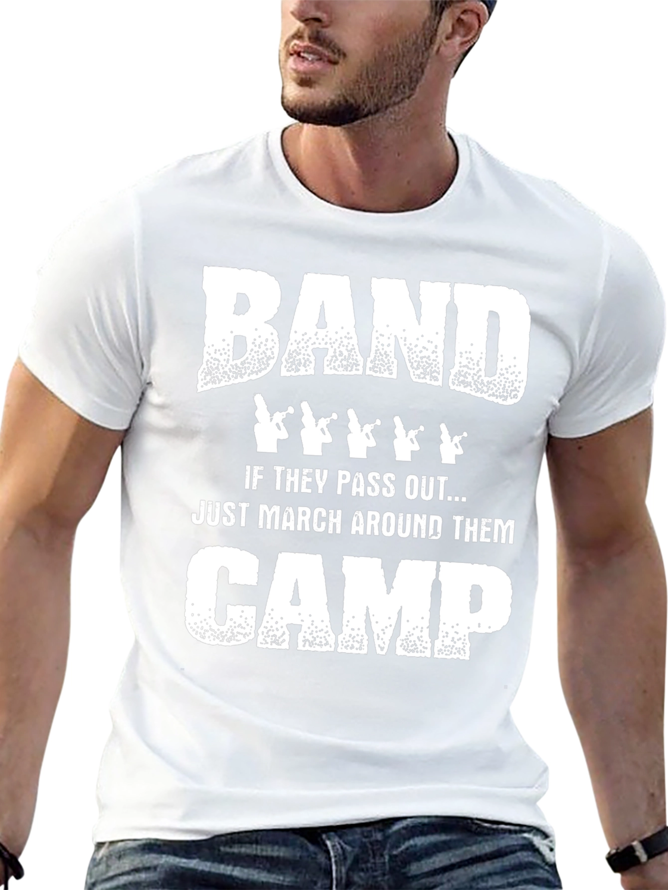 Band Camp Humor T-Shirt - March Around Them