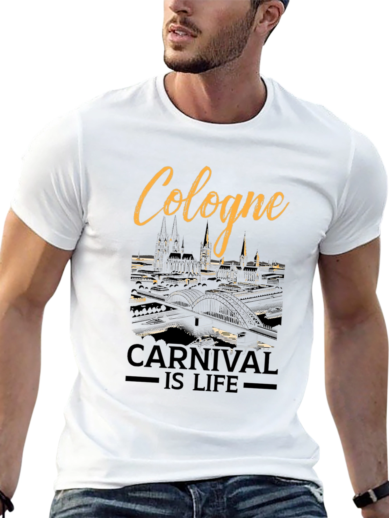 Cologne Carnival is Life Graphic T-Shirt