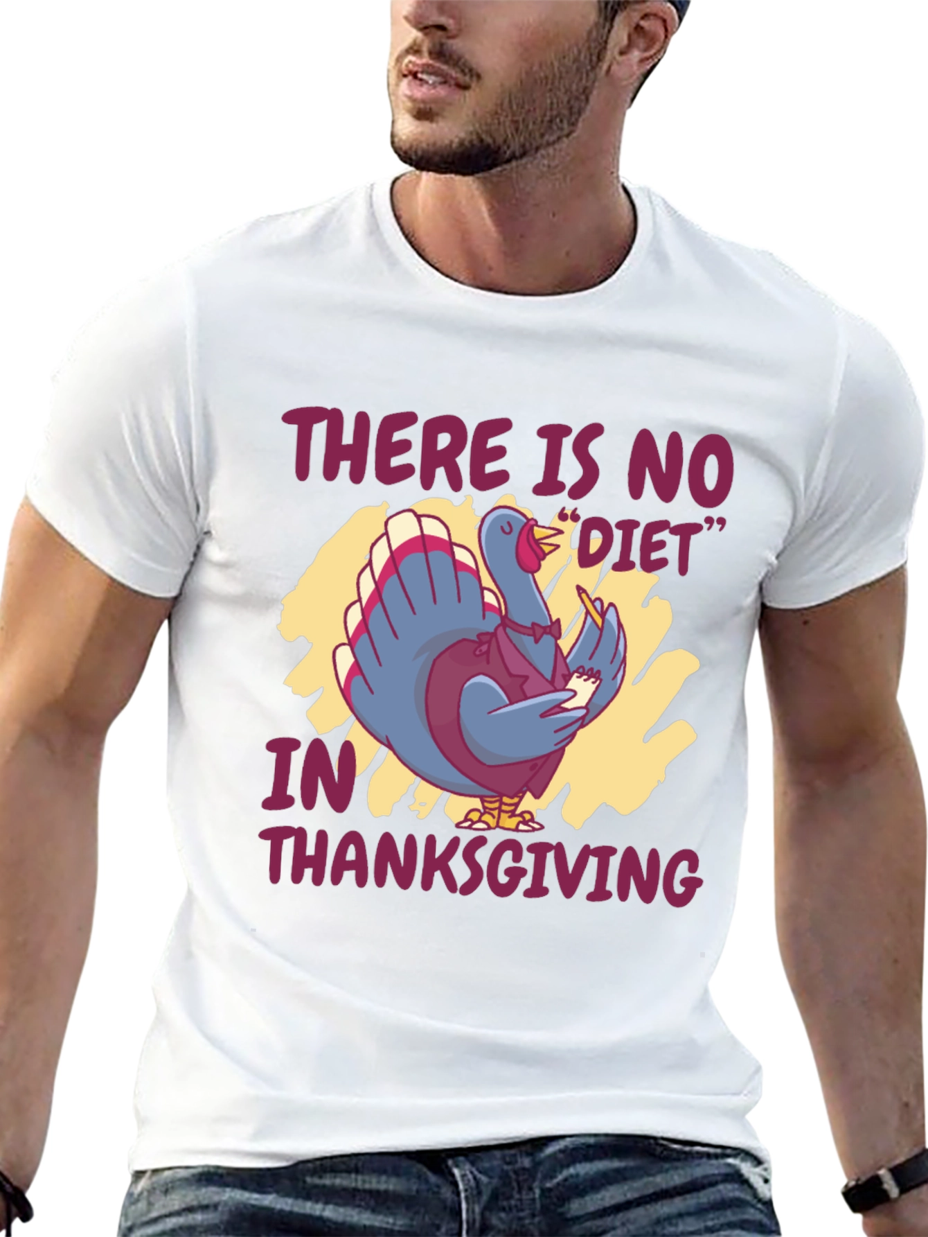 Thanksgiving Diet Turkey Graphic Tee
