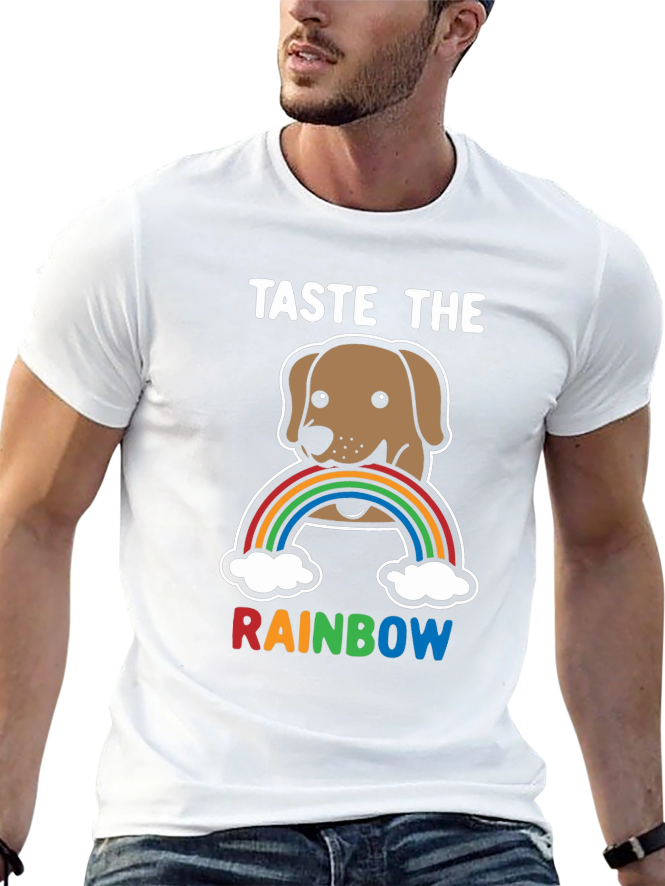 Taste the Rainbow Dog T-Shirt