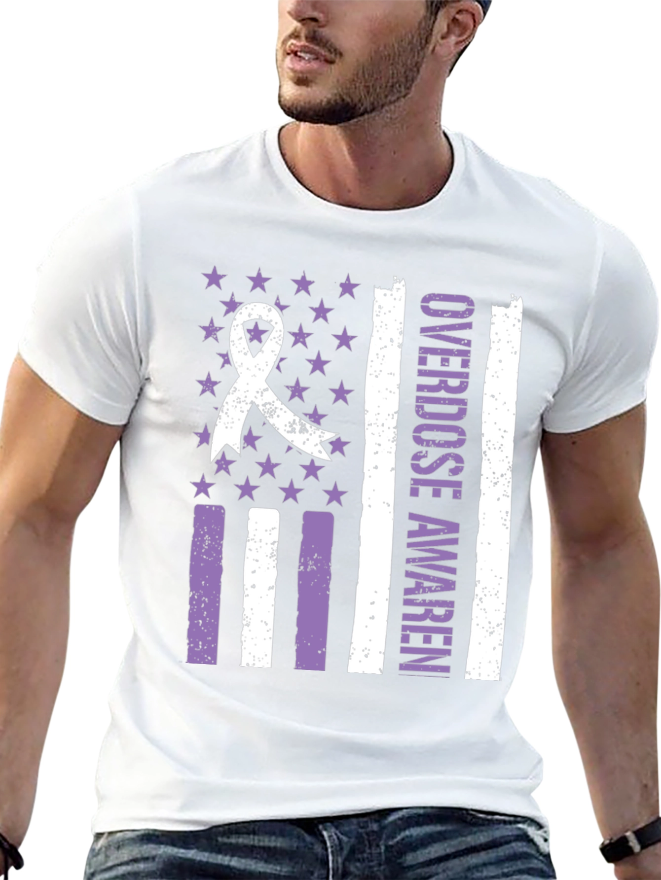 Overdose Awareness Ribbon T-Shirt