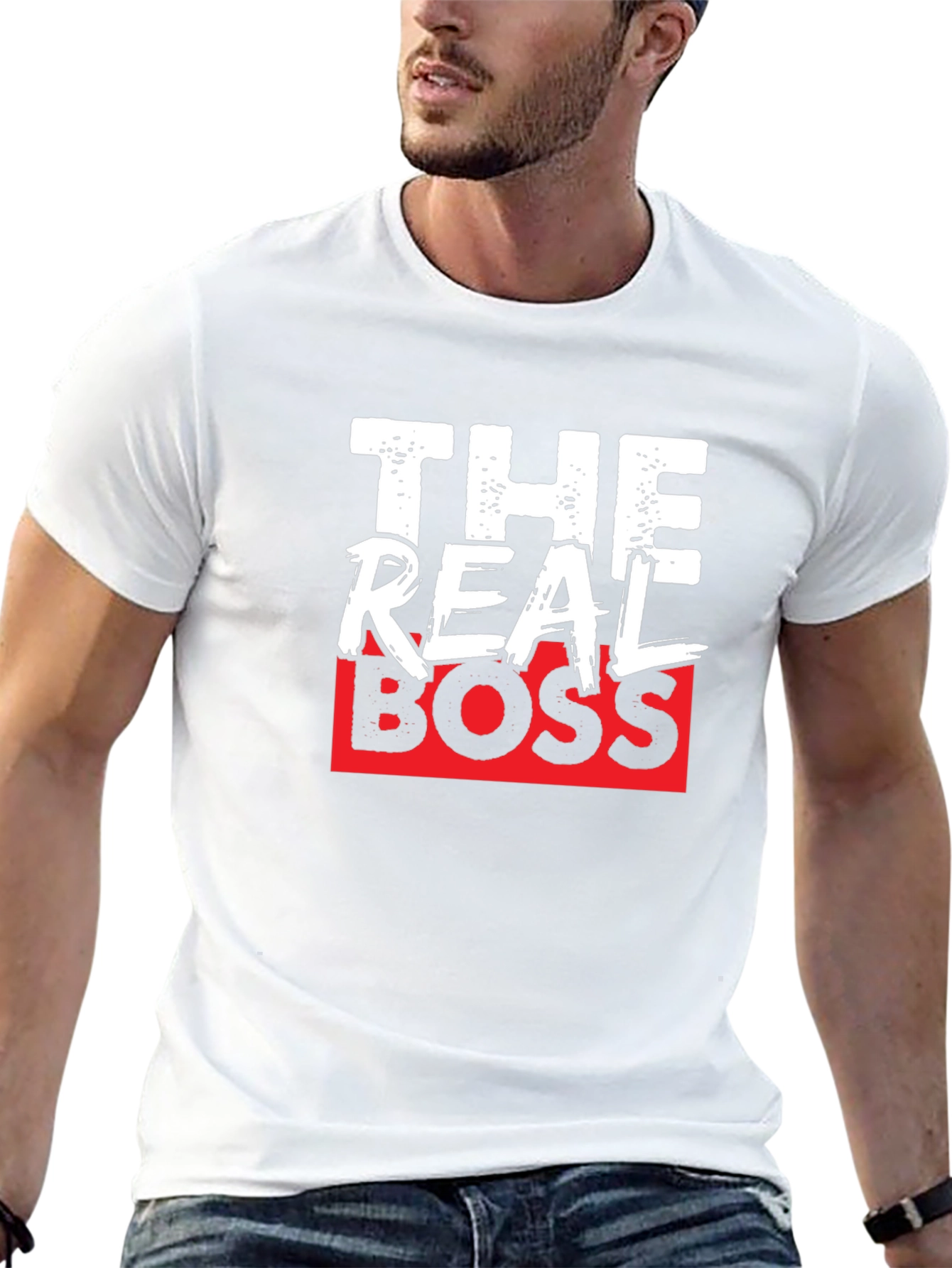 The Real Boss Graphic T-Shirt - Black
