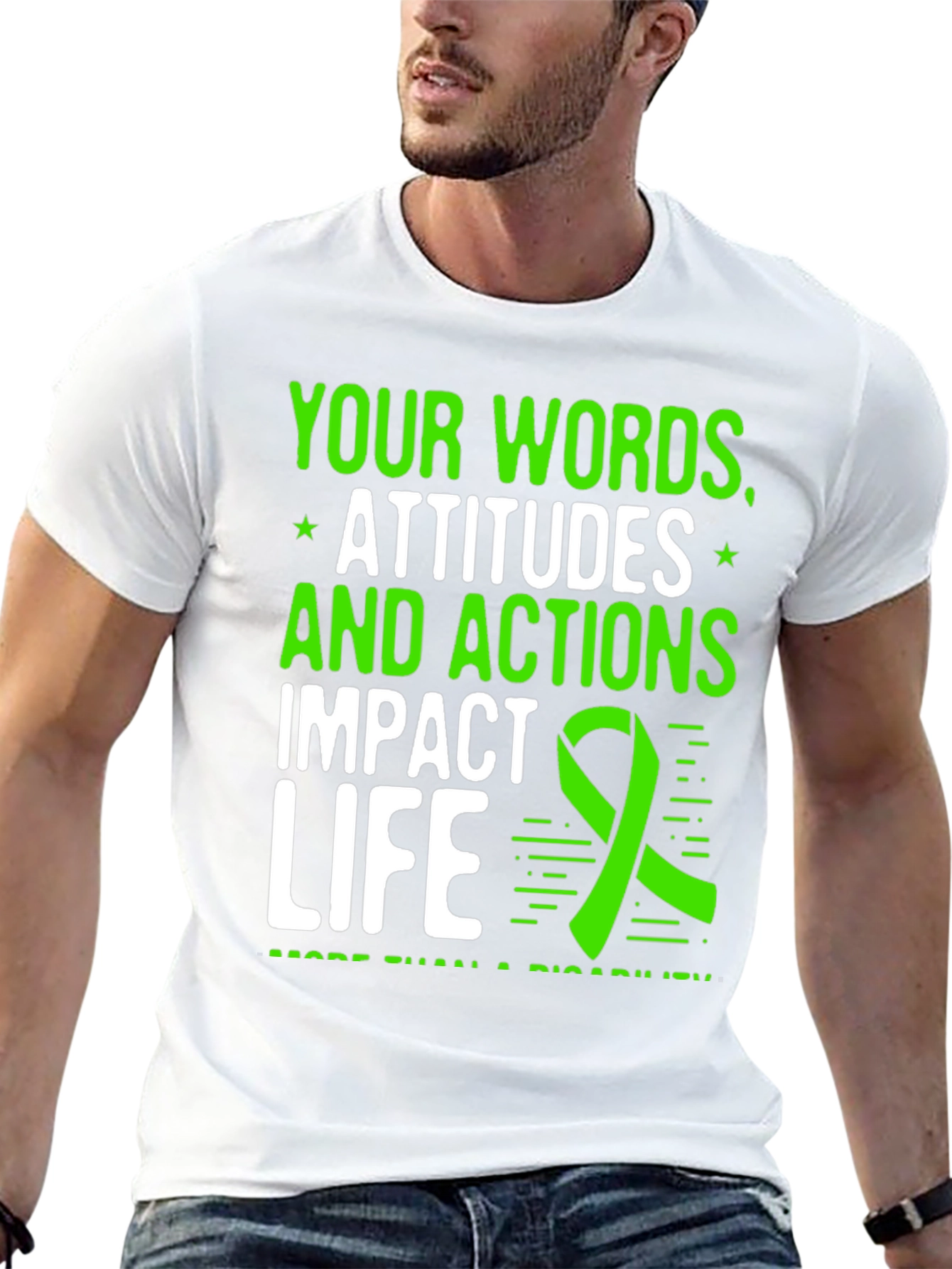 Words Attitudes Actions Impact Life Awareness T-Shirt
