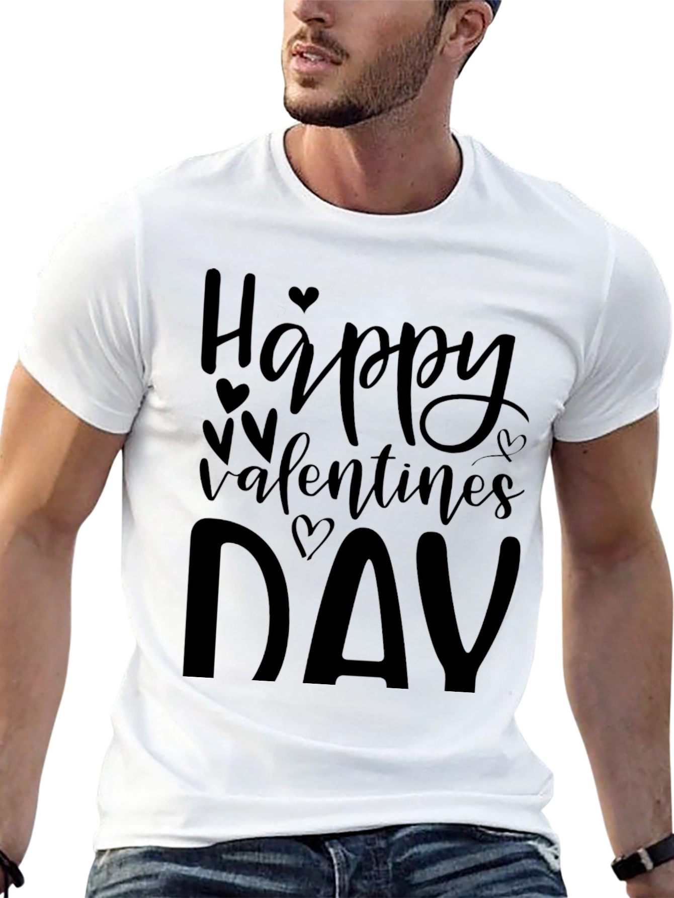 Happy Valentines Day Graphic T-Shirt