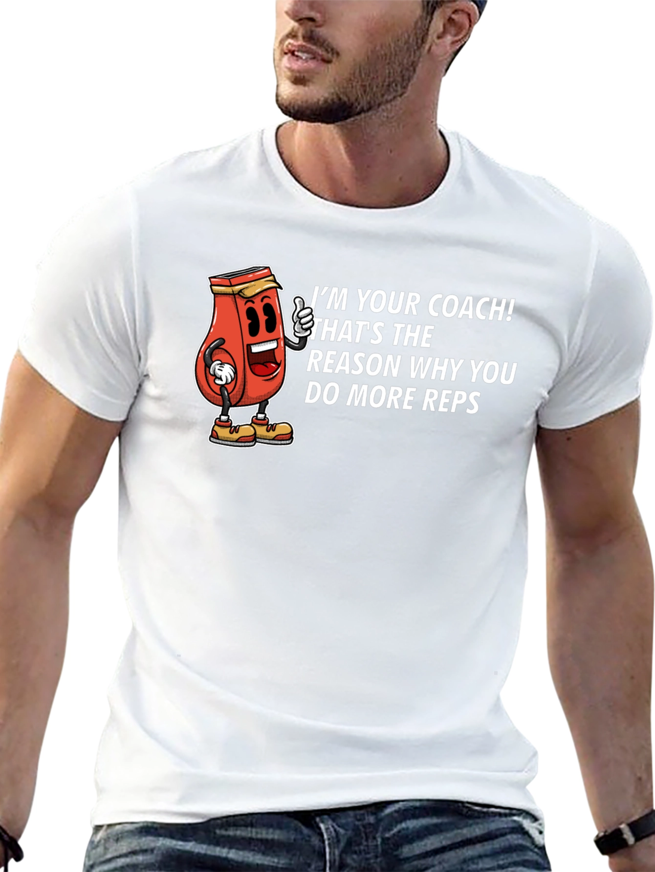 Coach Kool-Aid Man More Reps Black T-Shirt