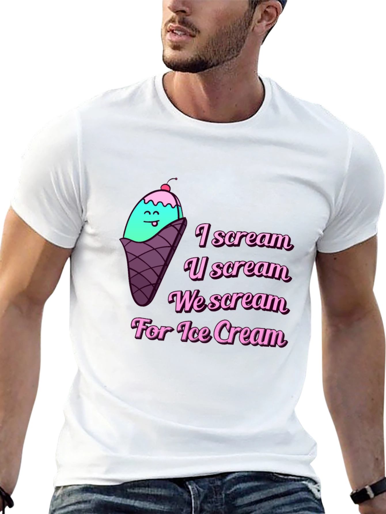 I Scream for Ice Cream Graphic Tee