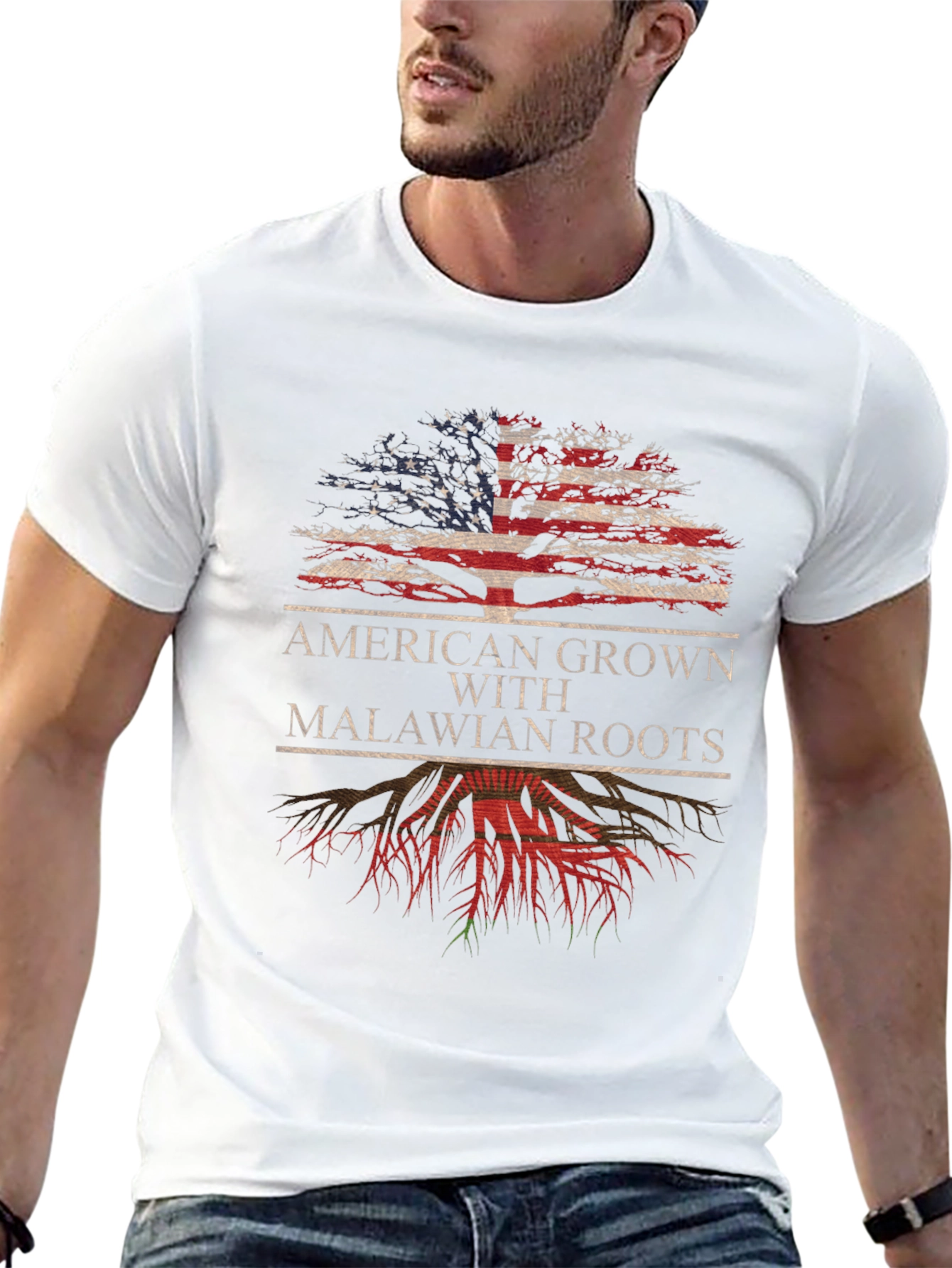 American Grown with Malawian Roots T-Shirt