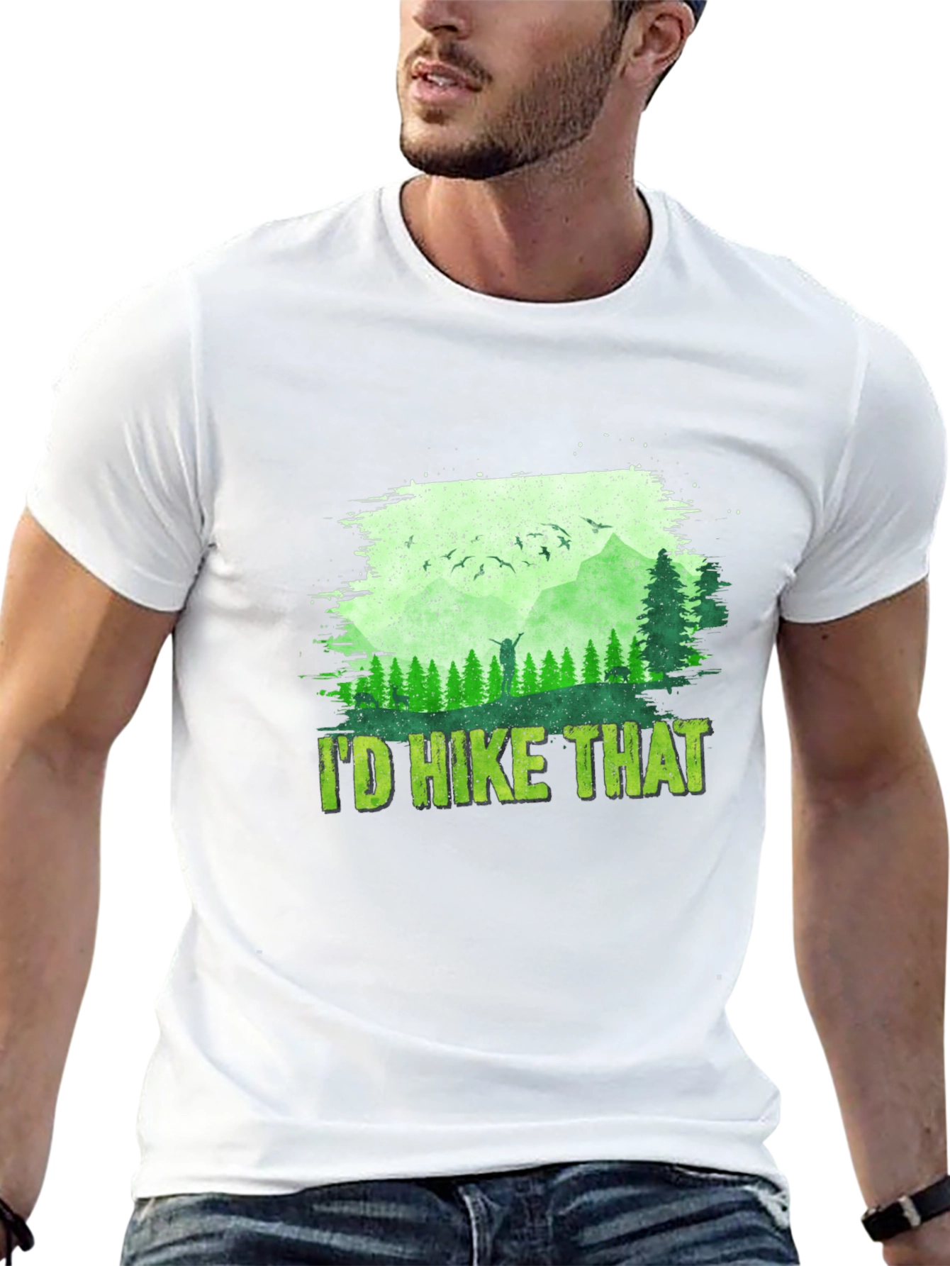 Id Hike That T-Shirt - Mountain Adventure Tee