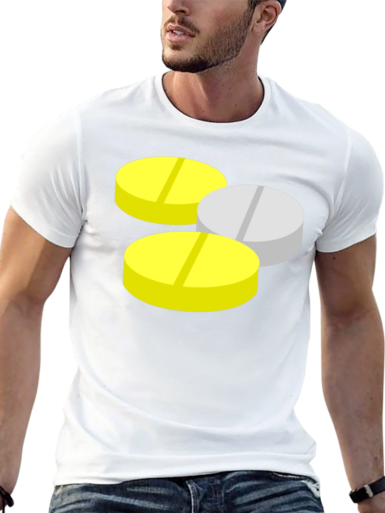 Pills Graphic Black T-Shirt