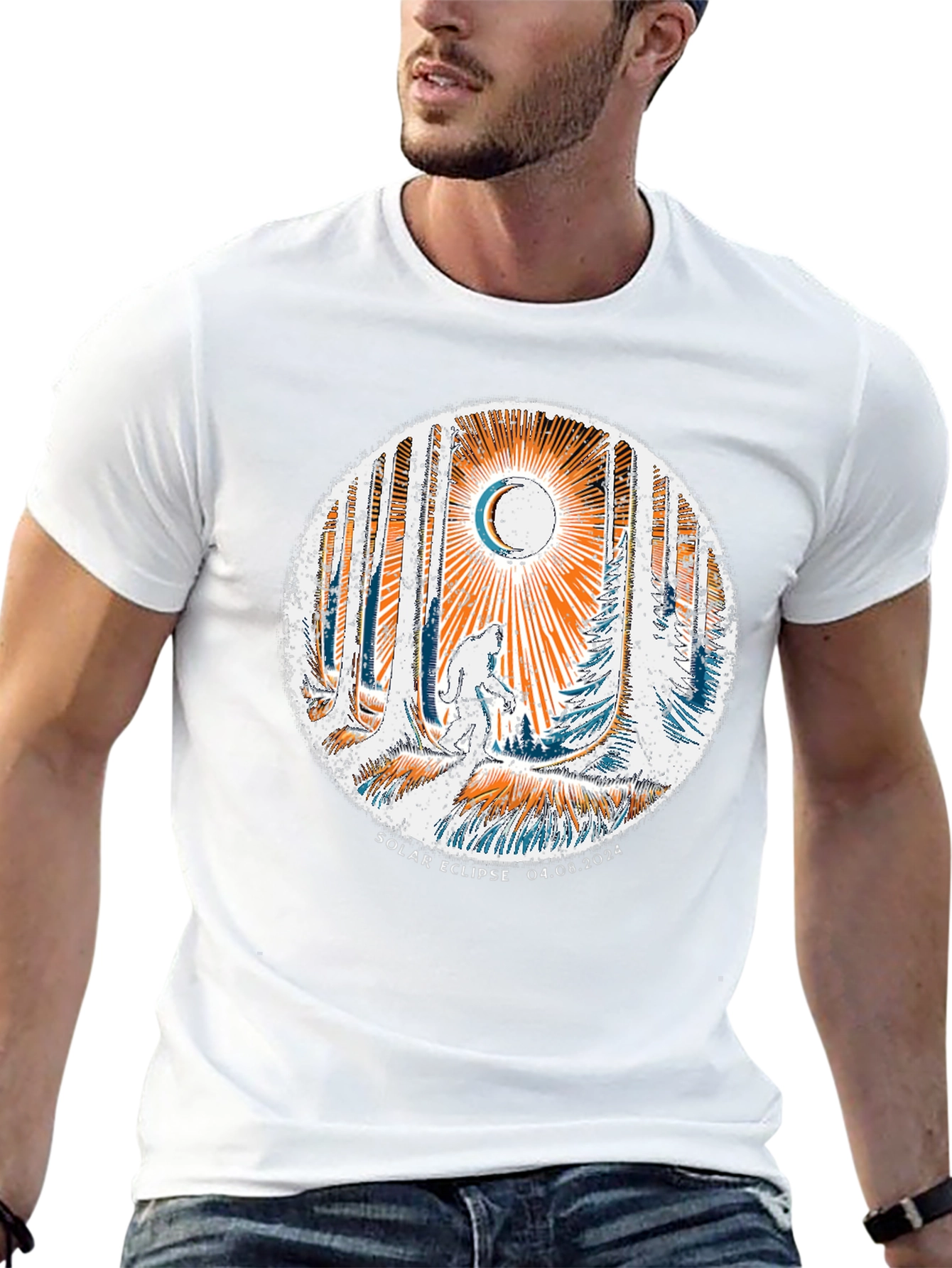 Solar Eclipse Graphic Tee - April 8 2024