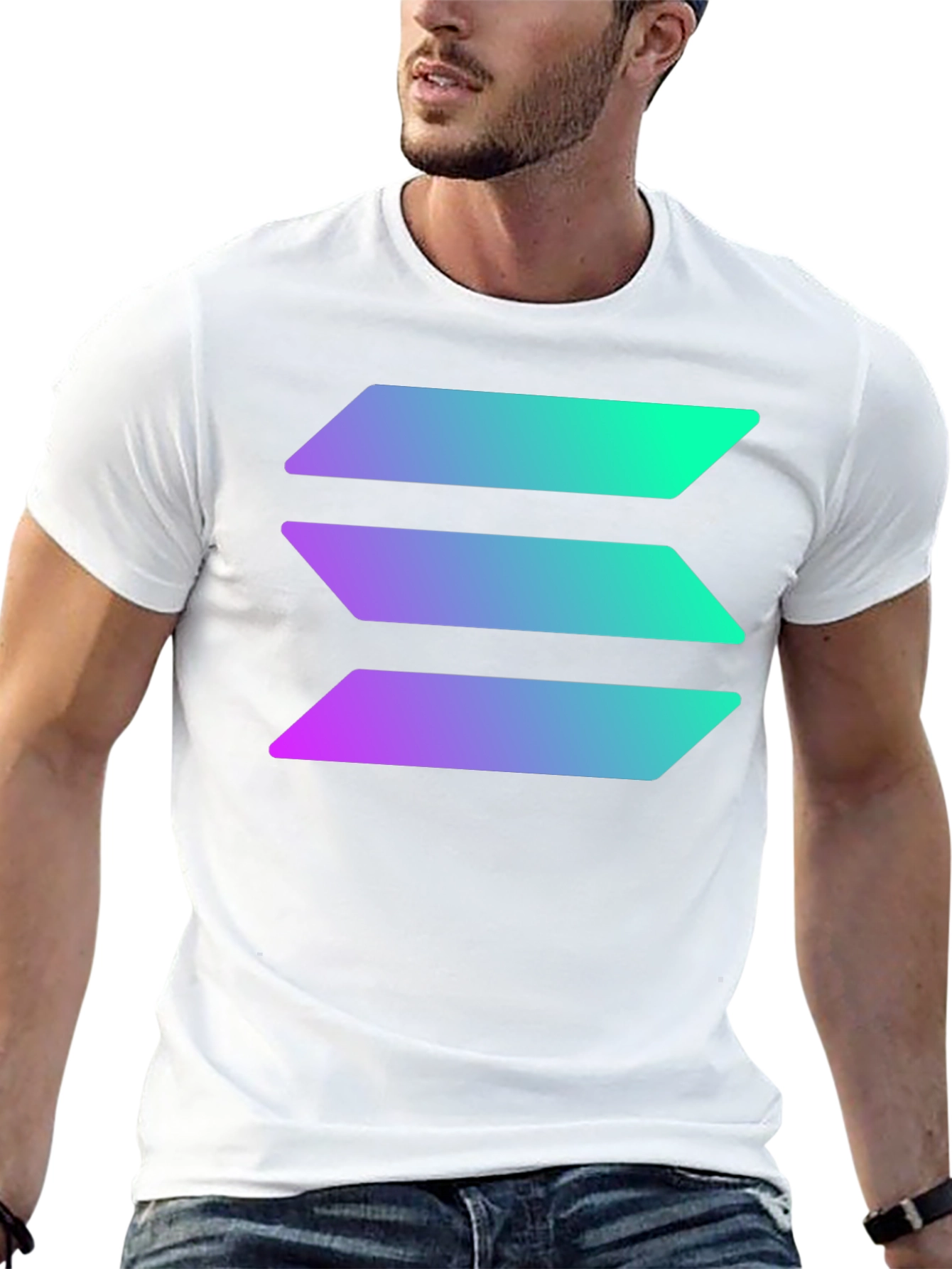 Solana Logo T-Shirt - Stylish Crypto Tee