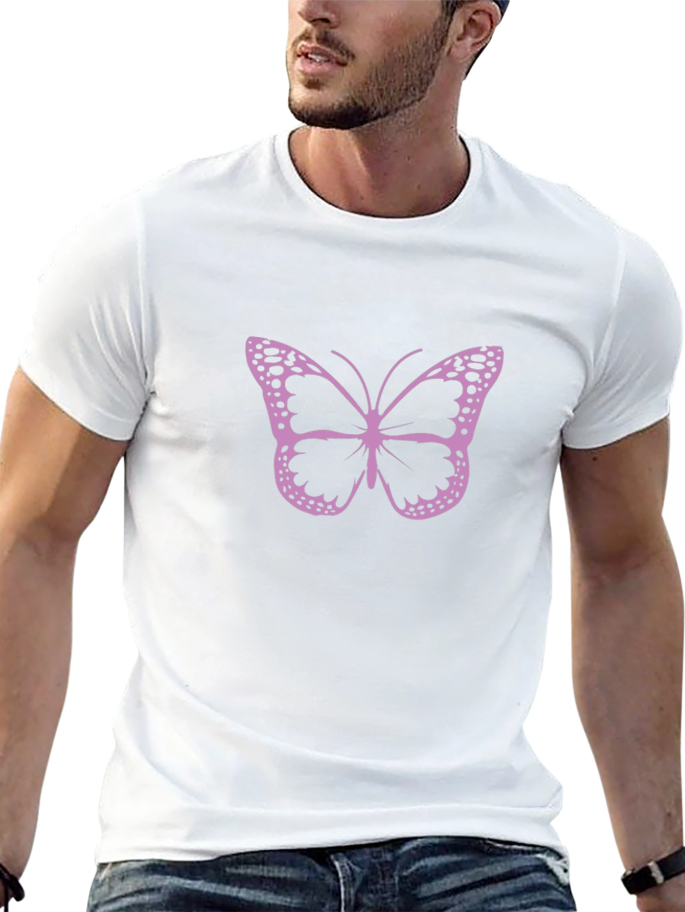 Butterfly Graphic T-Shirt - Stylish Casual Wear