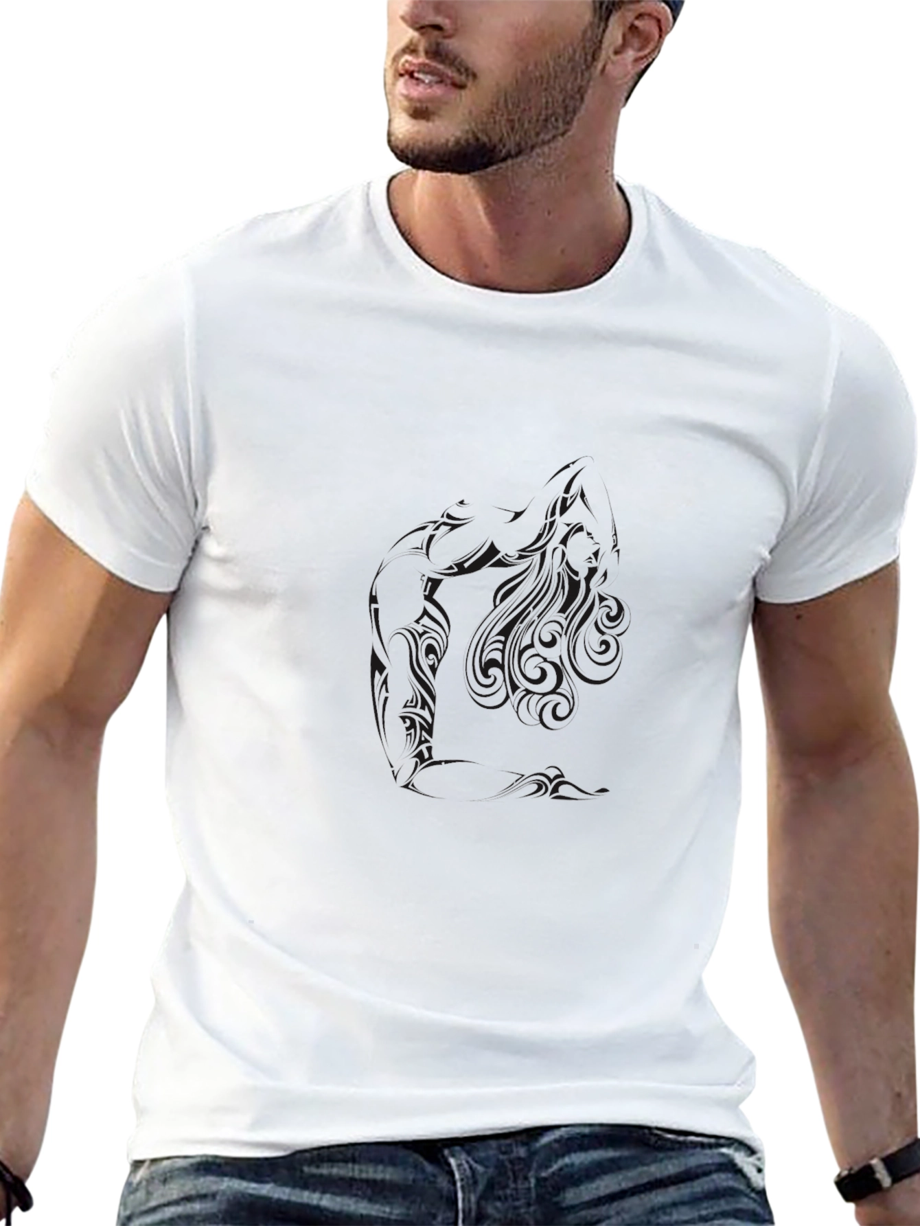 Classic Black Crew Neck T-Shirt