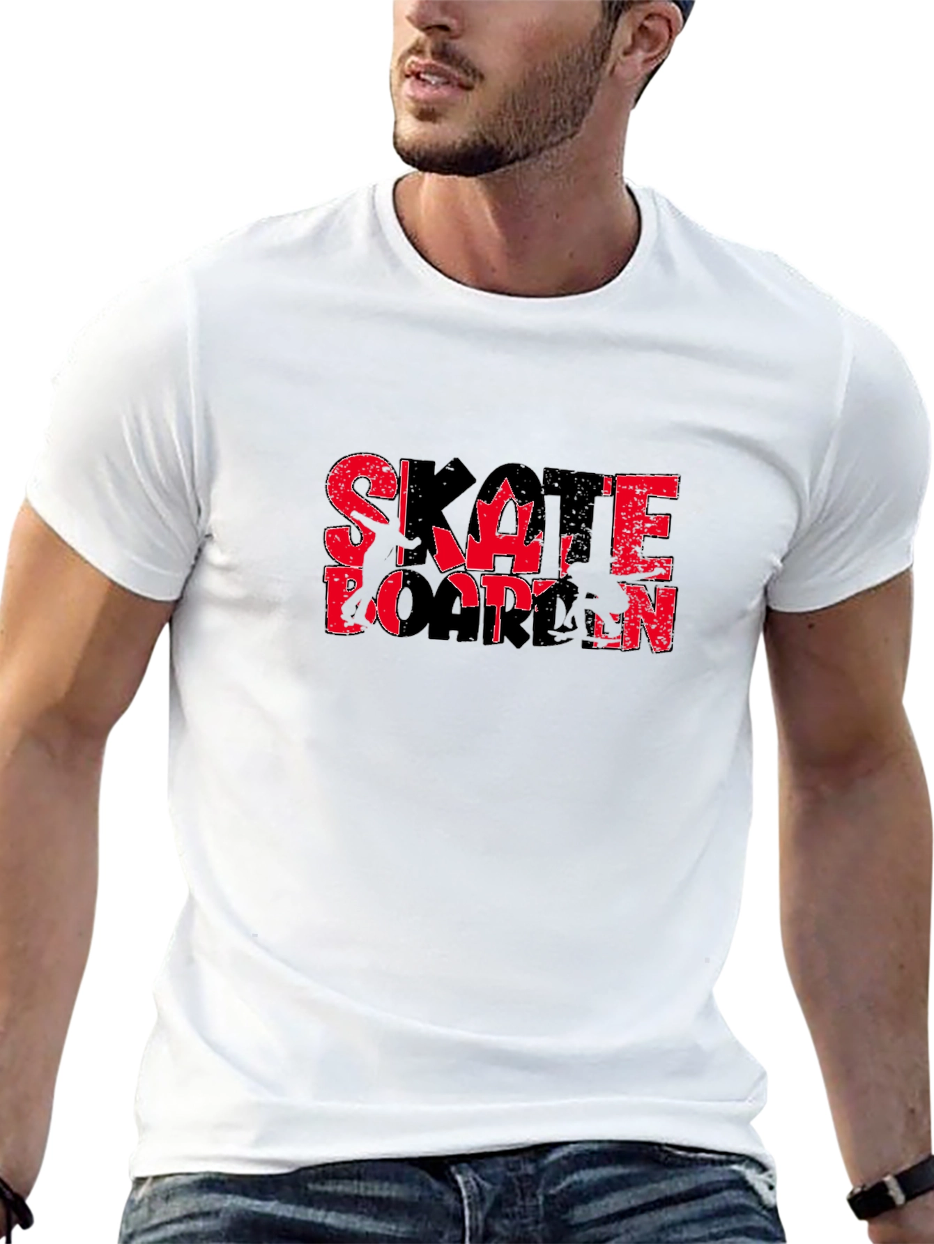 Skateboarding Canada Black Graphic T-Shirt