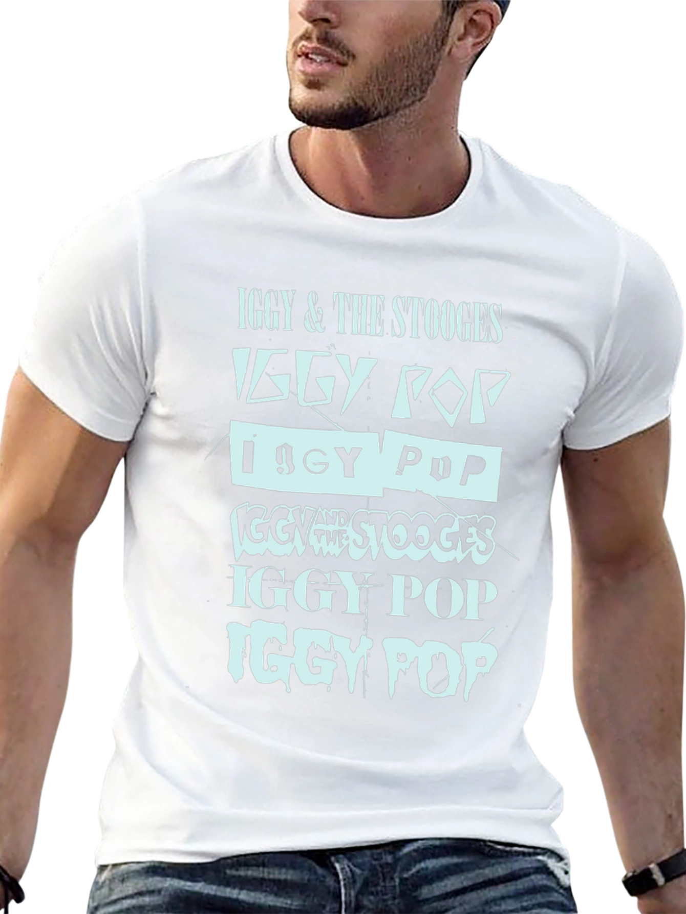 Iggy Pop & The Stooges Graphic Print T-Shirt