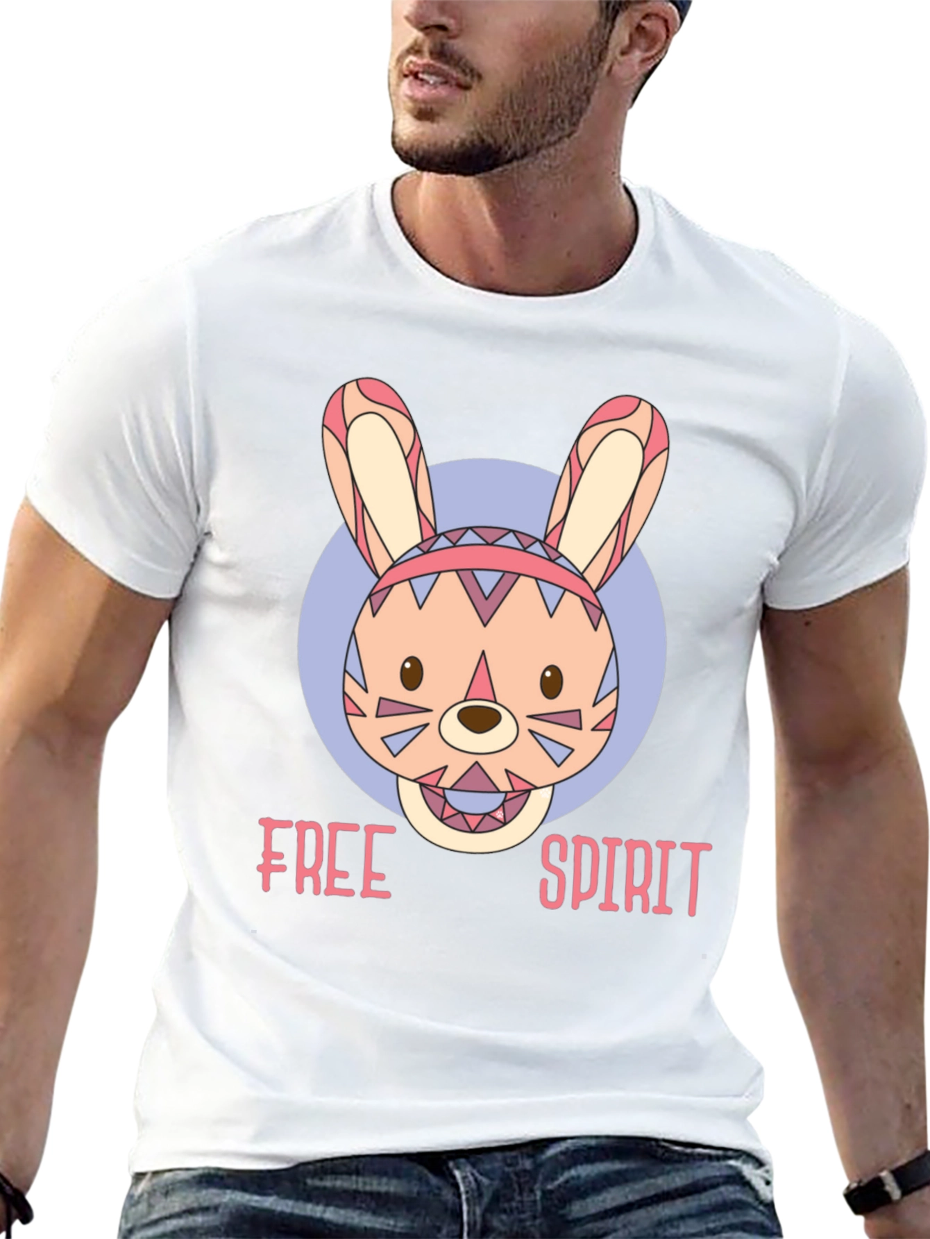 Free Spirit Bunny Graphic Tee