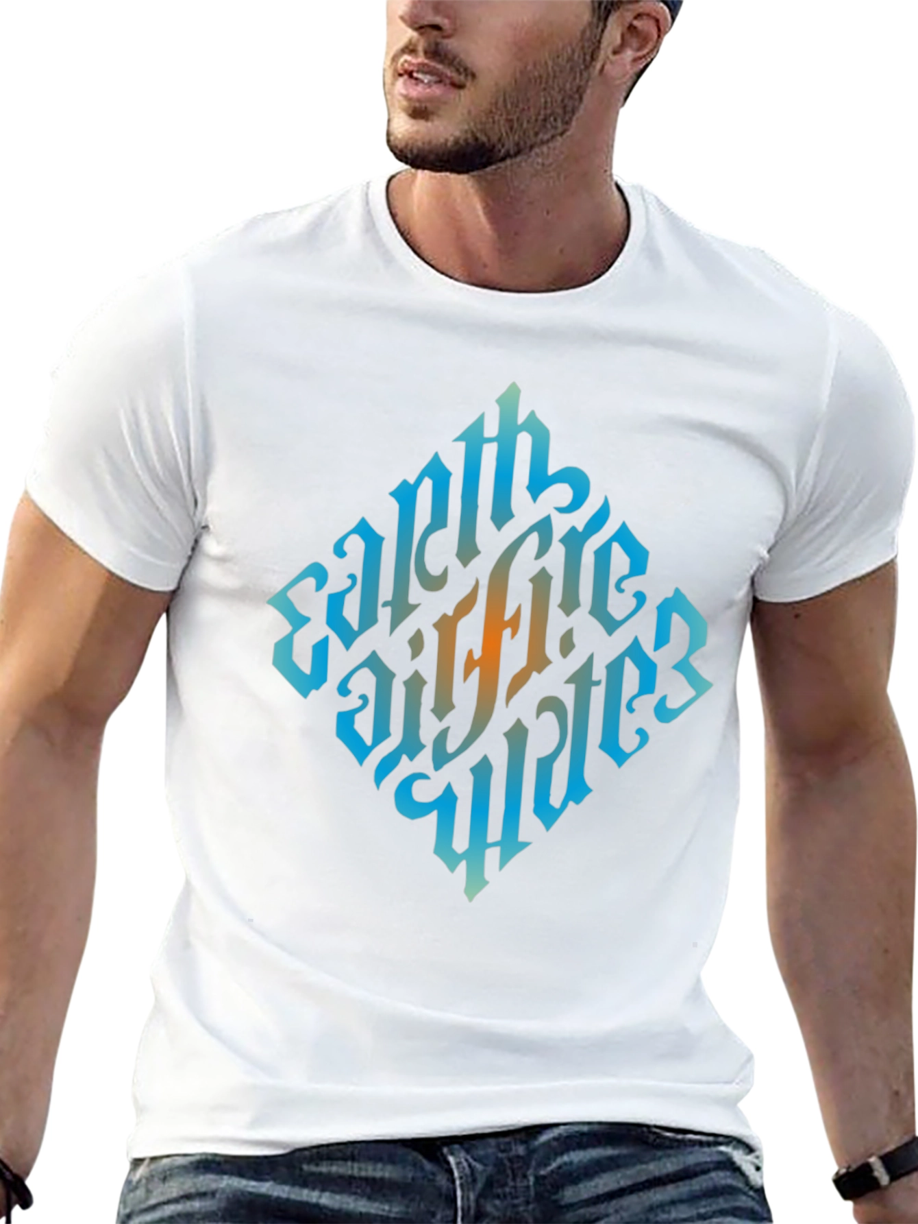 Earth Fire Air Water T-Shirt - Element Design