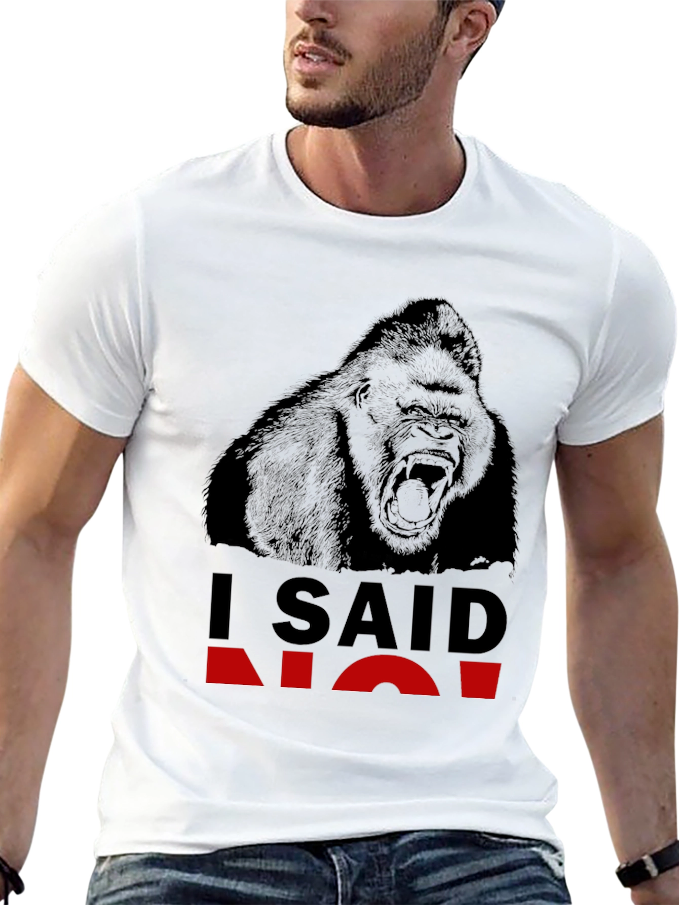 I Said No Gorilla Graphic T-Shirt