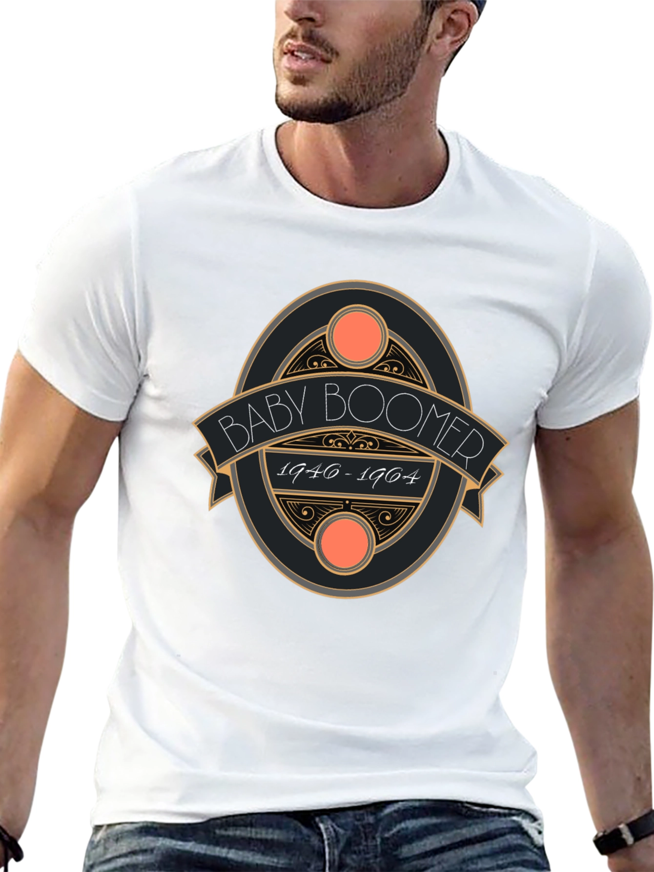 Baby Boomer Retro Style T-Shirt - 1946-1964