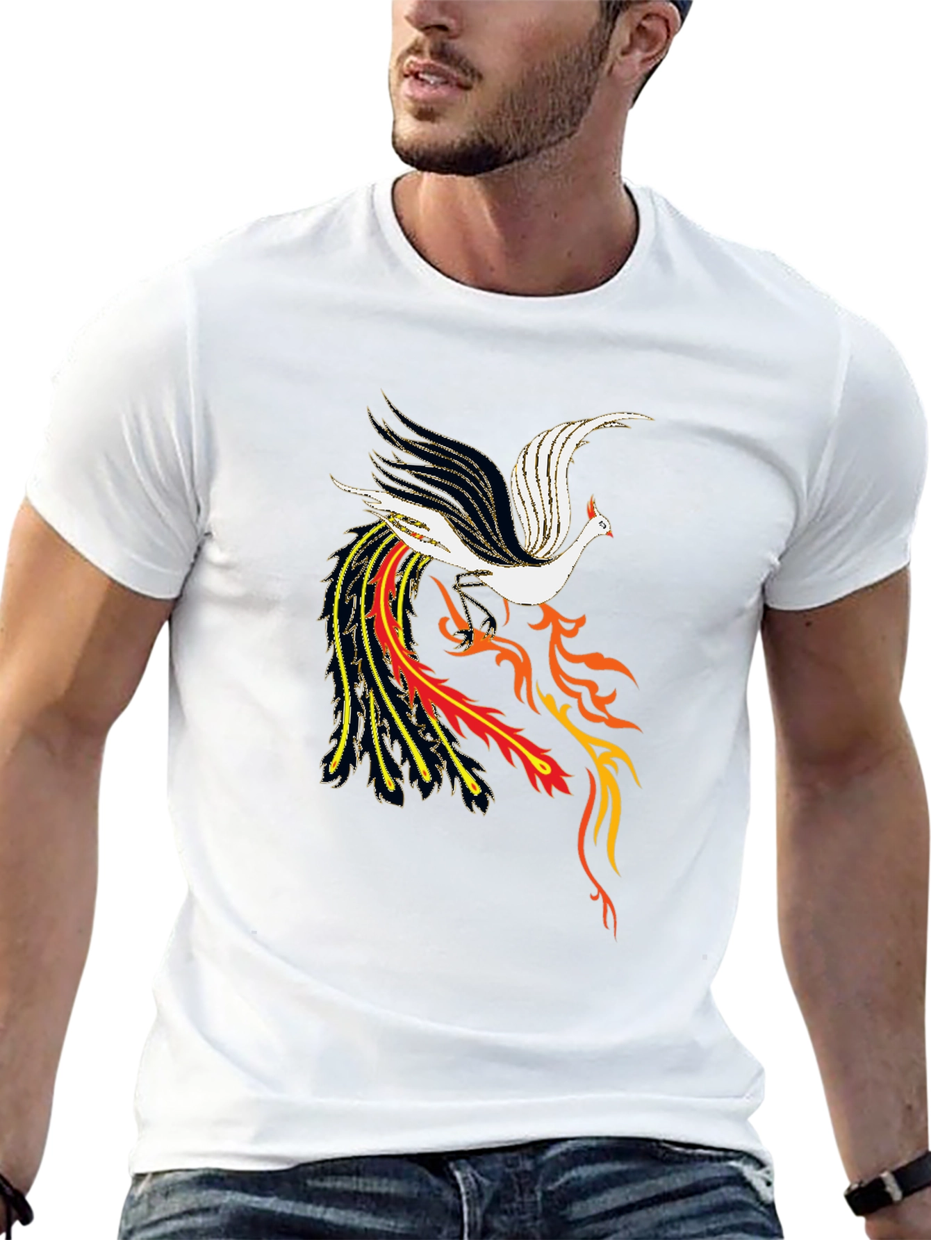 Phoenix Graphic Black T-Shirt