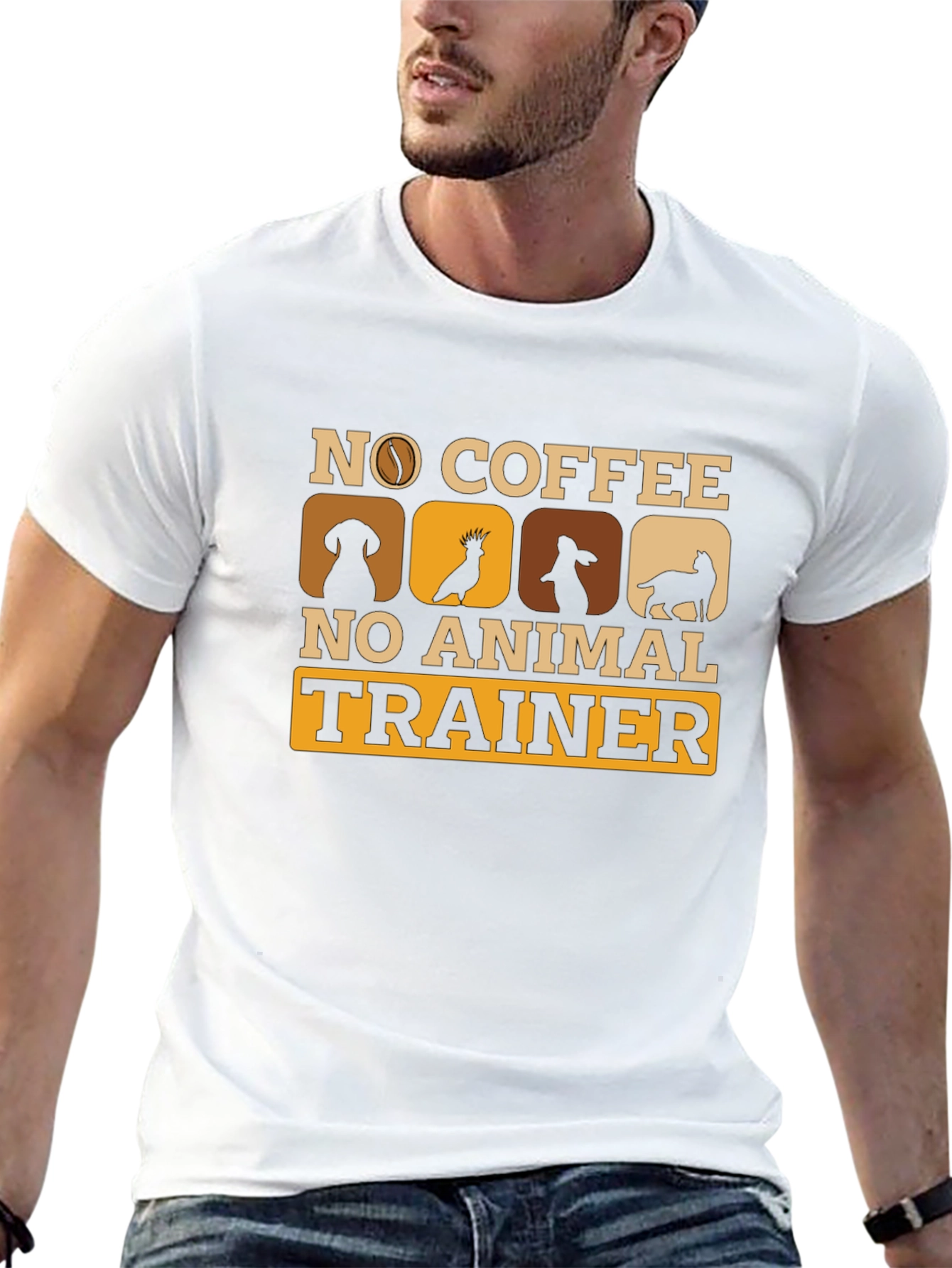No Coffee No Animal Trainer T-Shirt