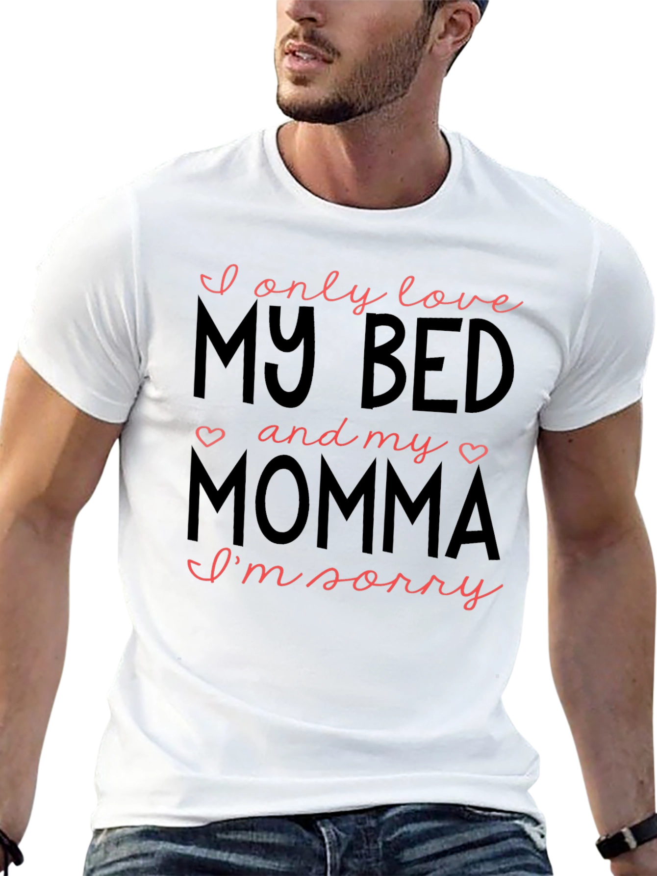 I Love My Bed & Momma Graphic Tee