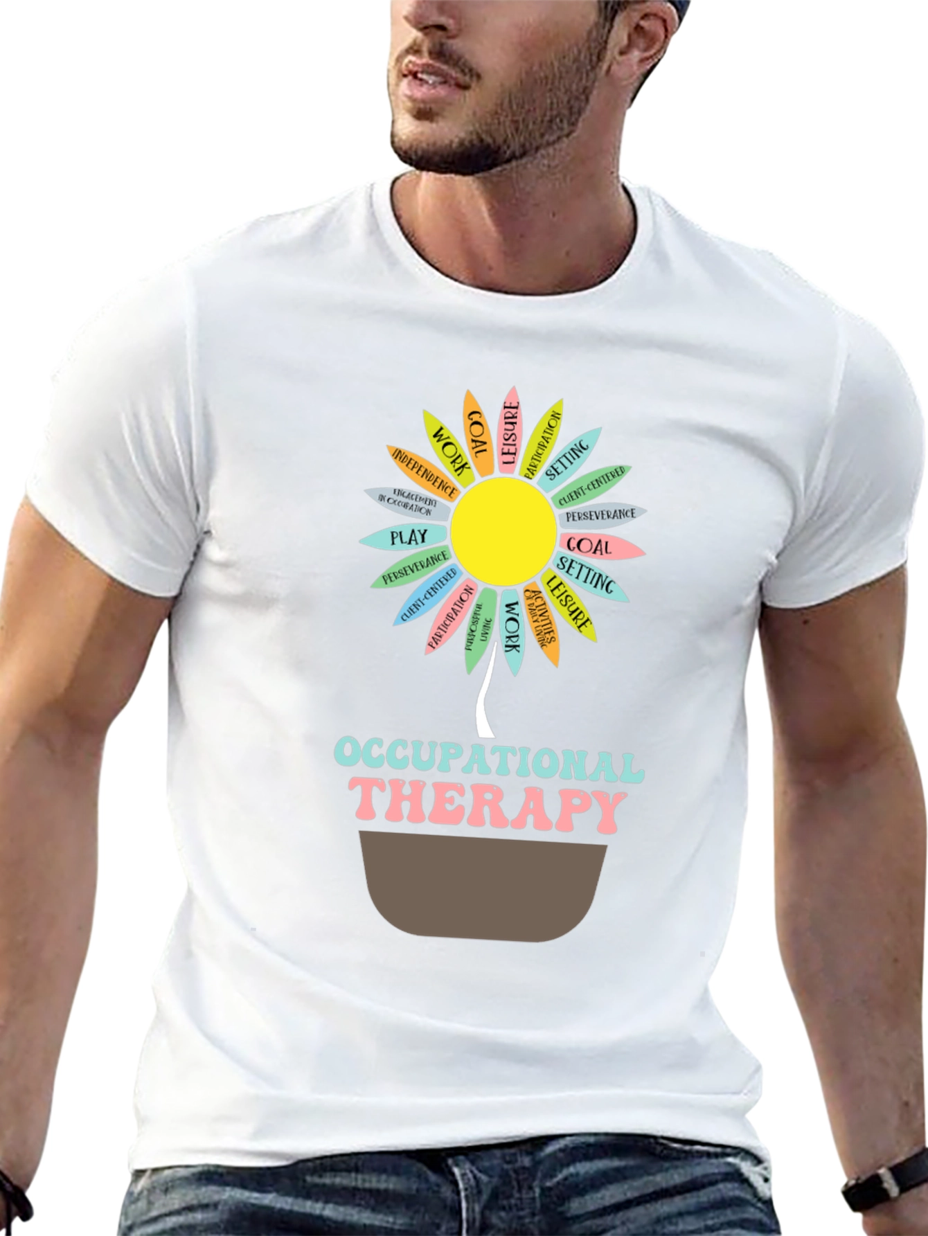 Occupational Therapy Flower T-Shirt