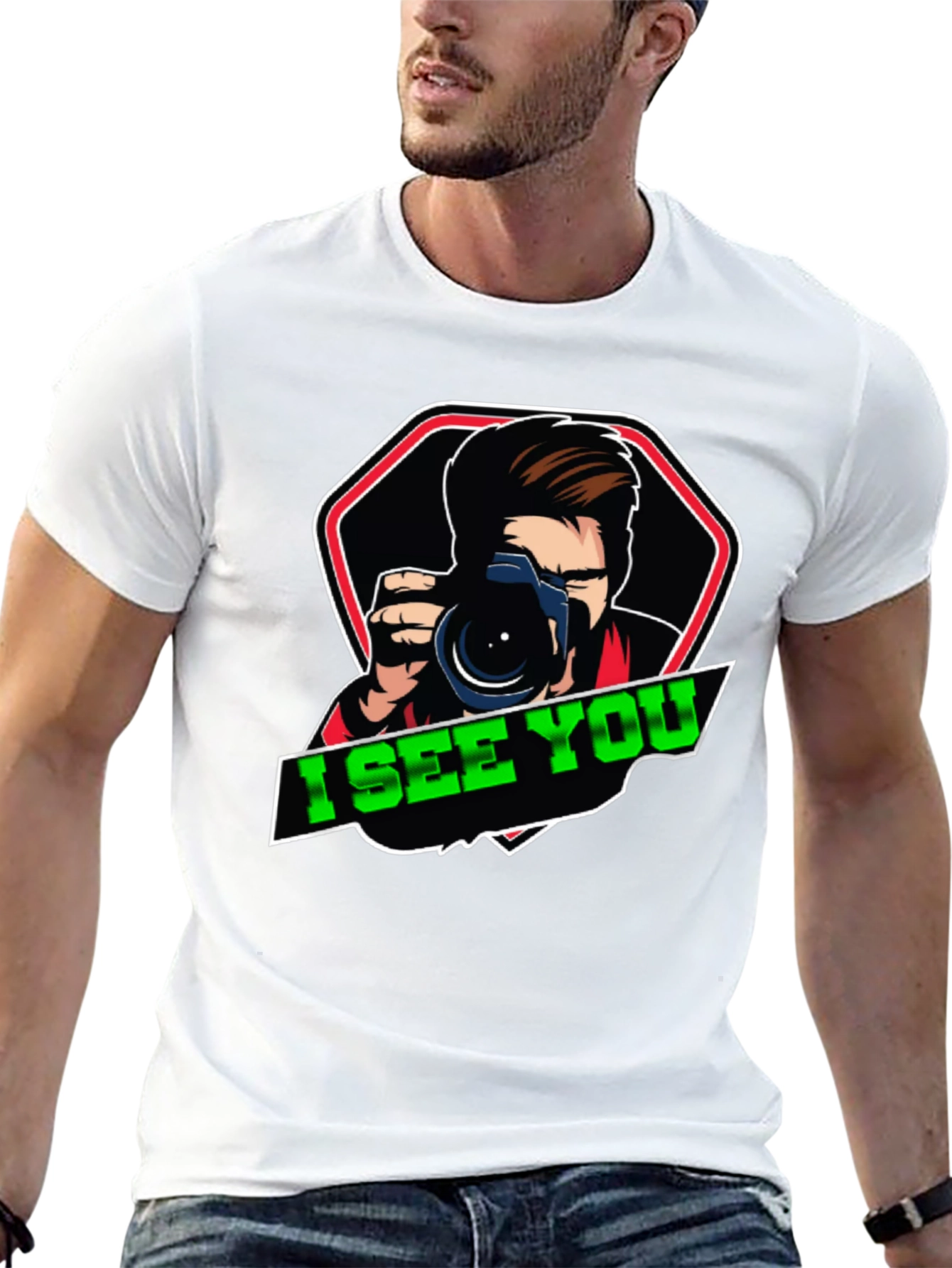 I See You Photographer Graphic Tee