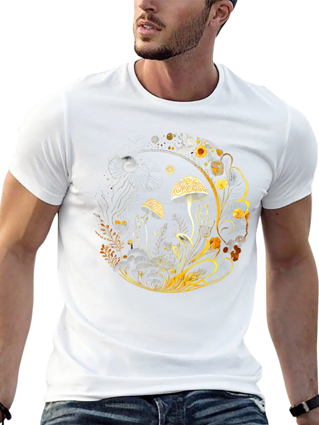 Mystical Mushroom Graphic Tee
