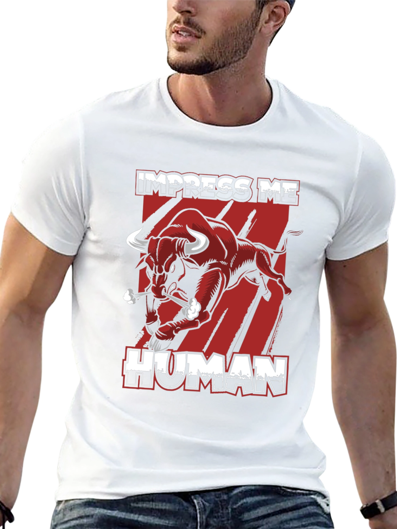 Impress Me Human Graphic Tee