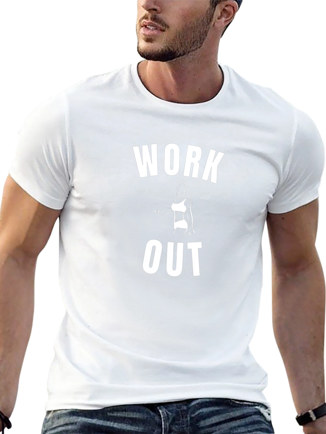 Work Out Graphic Tee - Fitness Motivation