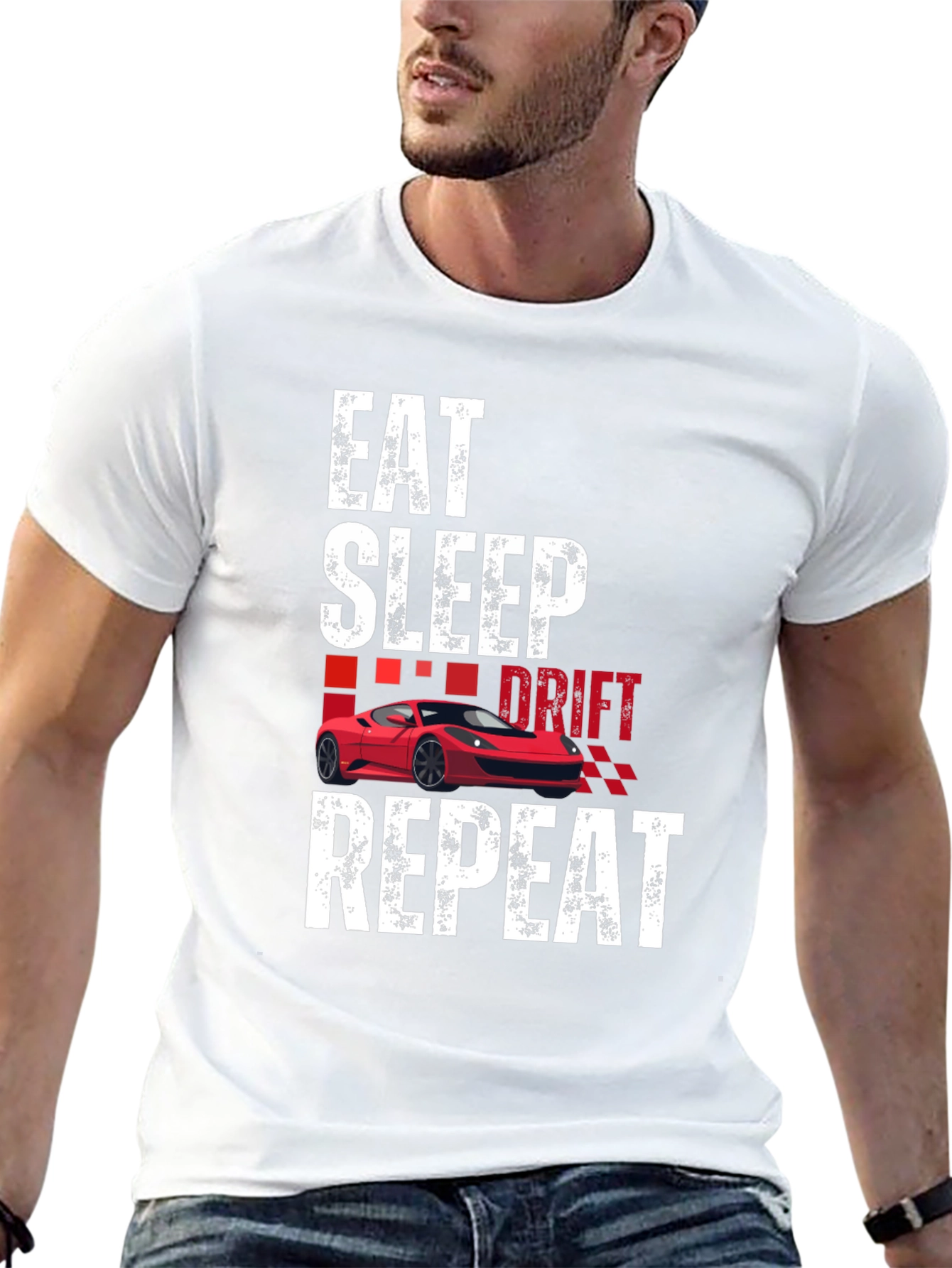 Eat Sleep Drift Repeat Car Enthusiast T-Shirt