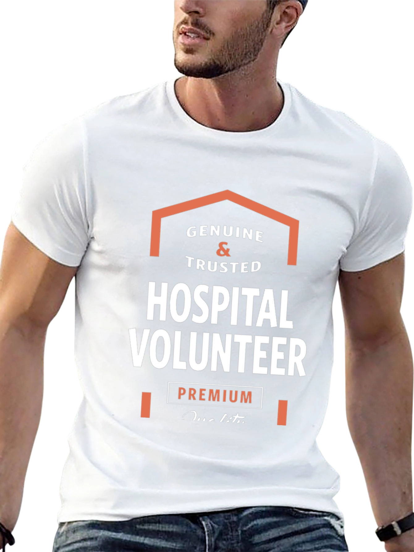 Genuine Hospital Volunteer Premium T-Shirt