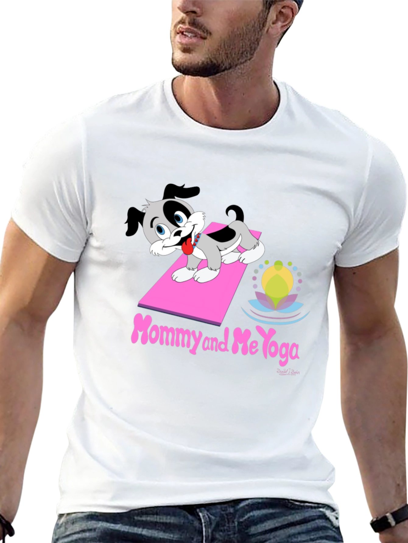 Mommy and Me Yoga Dog T-Shirt