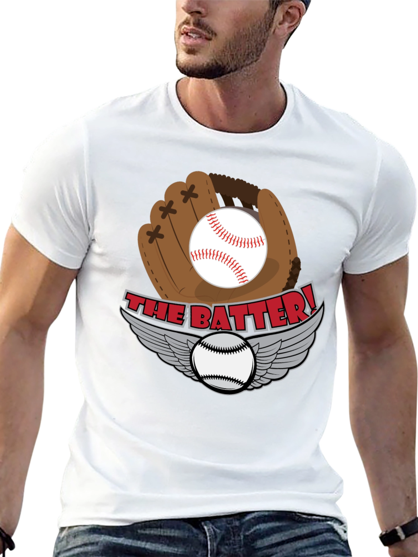 The Batter! Baseball Graphic T-Shirt